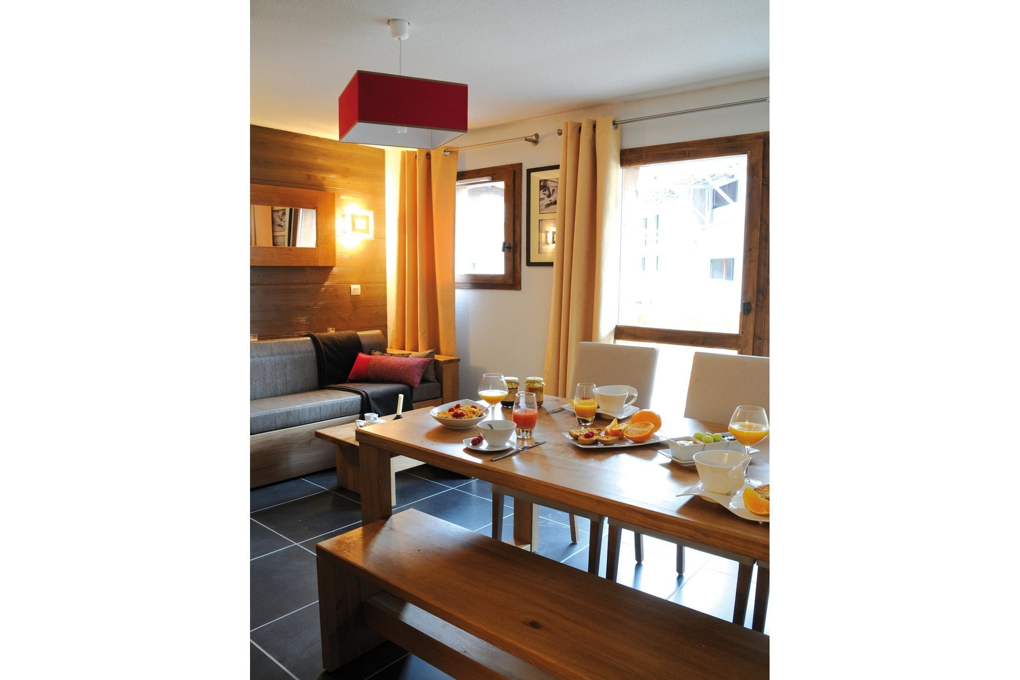 Les Chalets Edelweiss 3 Pièces Alcôve Duplex 7/8 Pers - Esszimmer
