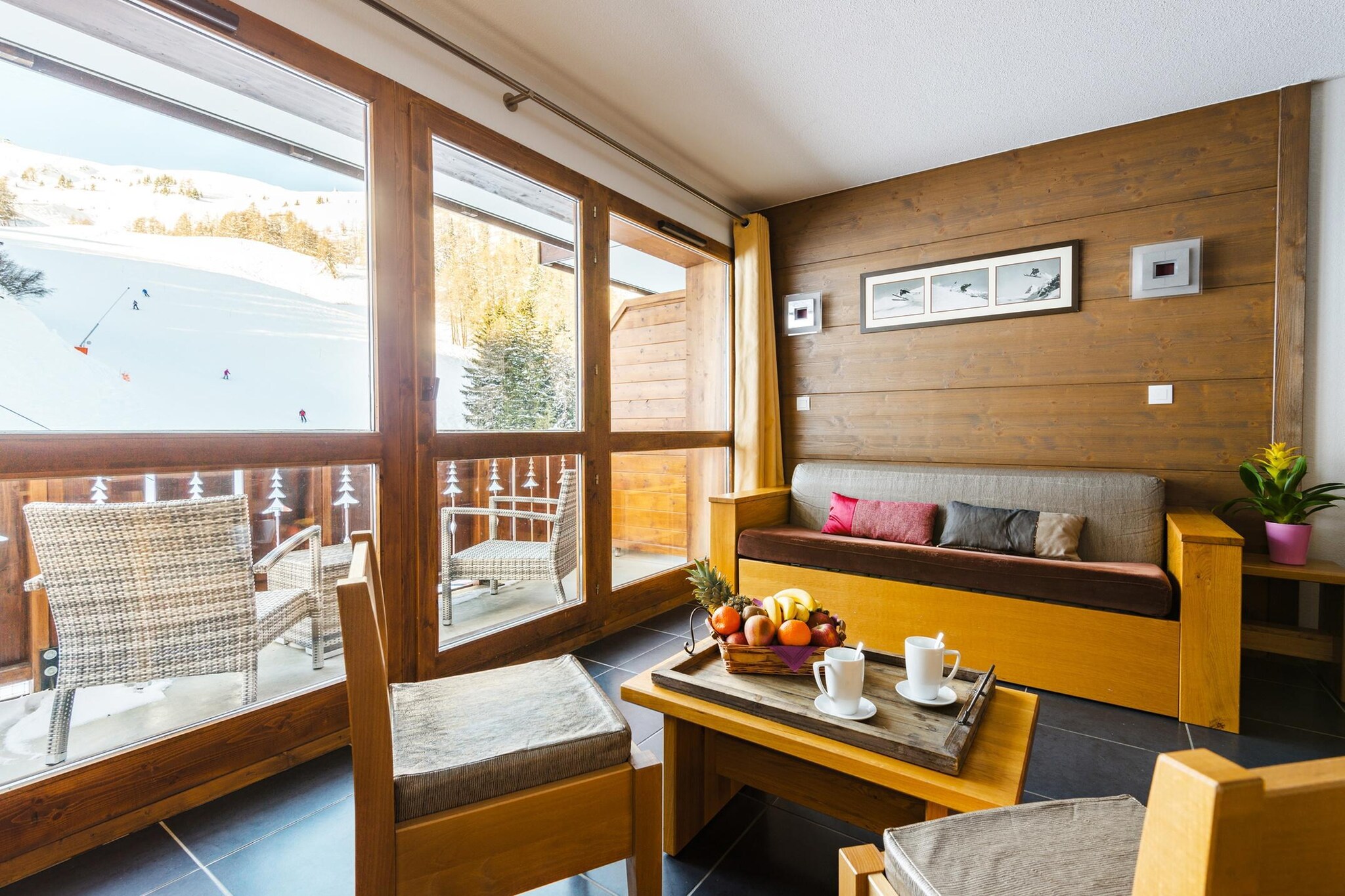 Les Chalets Edelweiss 3 Pièces Alcôve Duplex 7/8 Pers - Wohnzimmer