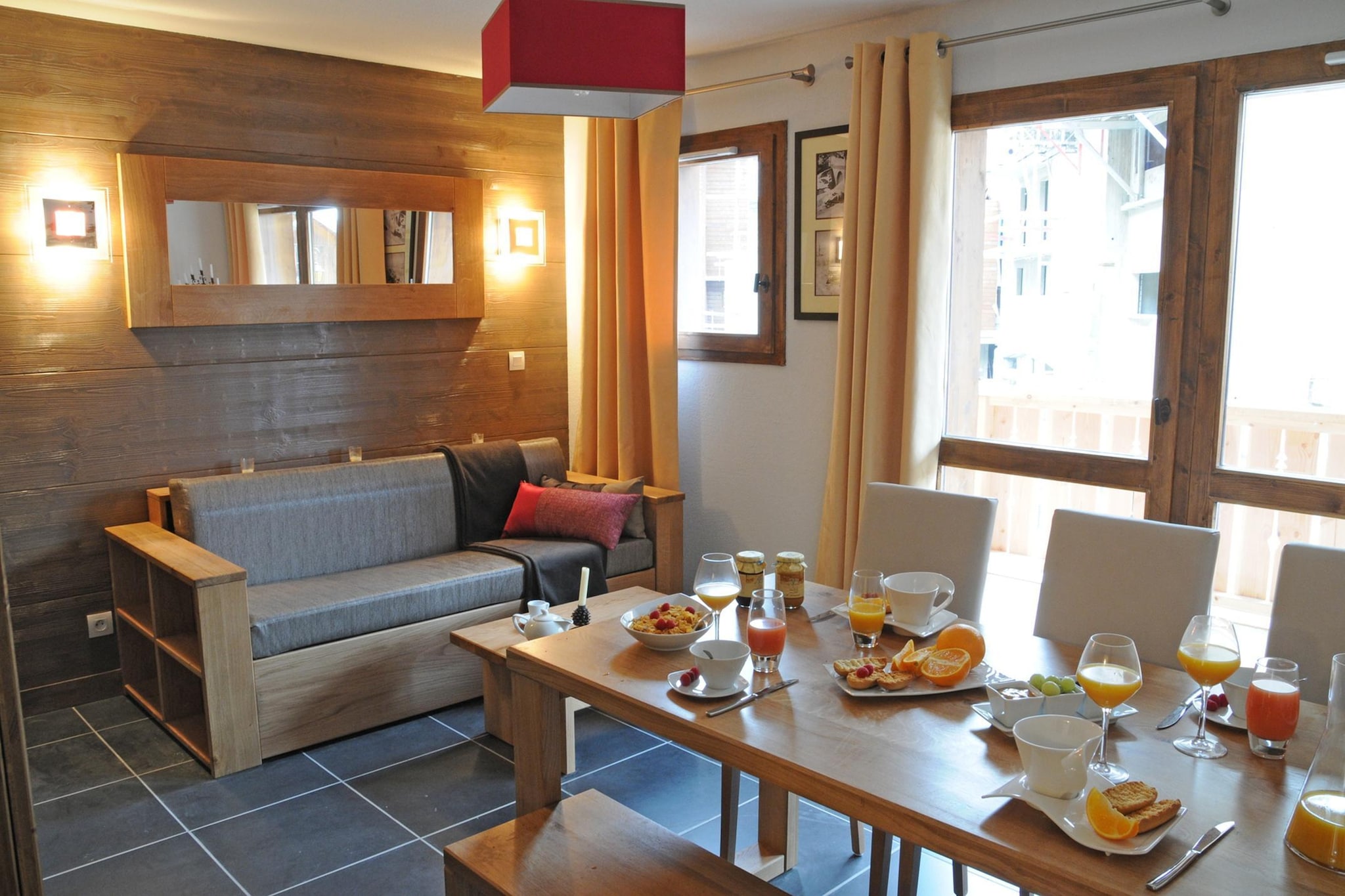Les Chalets Edelweiss 2 Pièces 4 Pers - Wohnzimmer