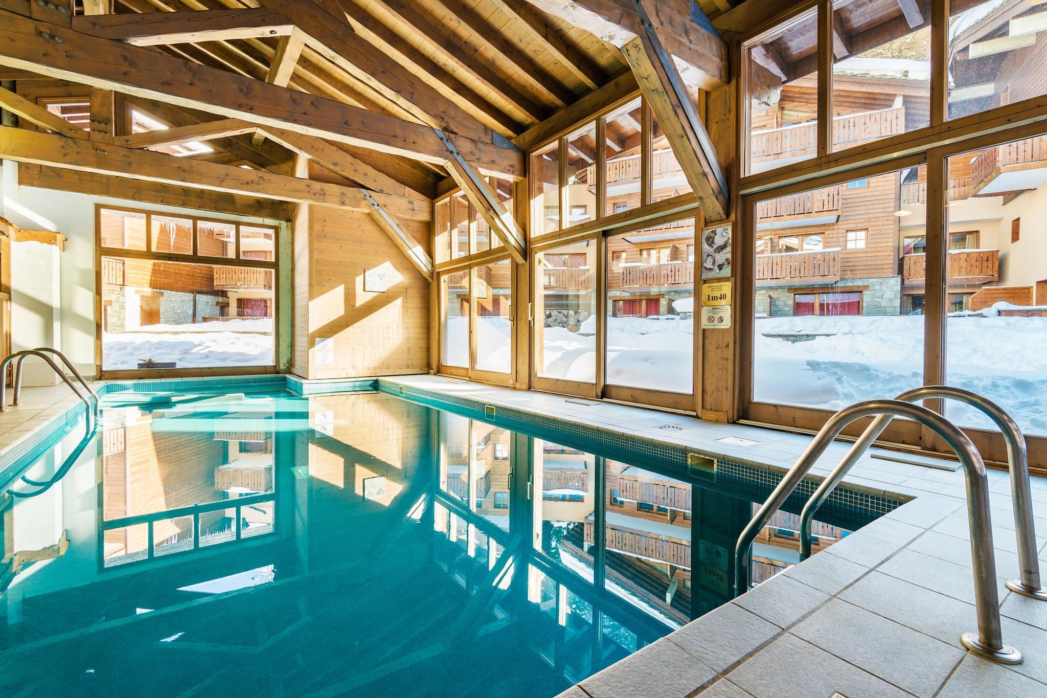 Les Chalets Edelweiss 2 Pièces 4 Pers - Schwimmbad
