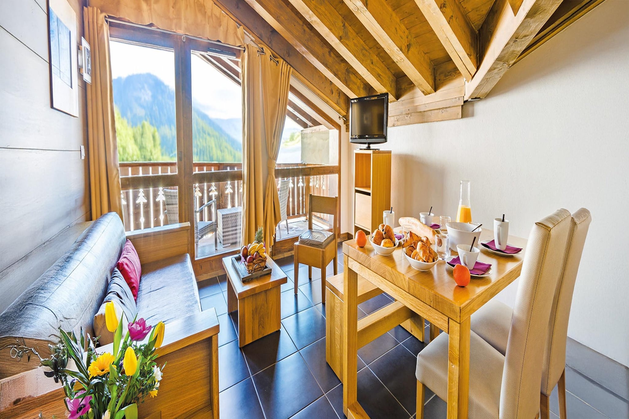 Les Chalets Edelweiss 2 Pièces Alcôve Ou Duplex 5/6 Pers - Esszimmer