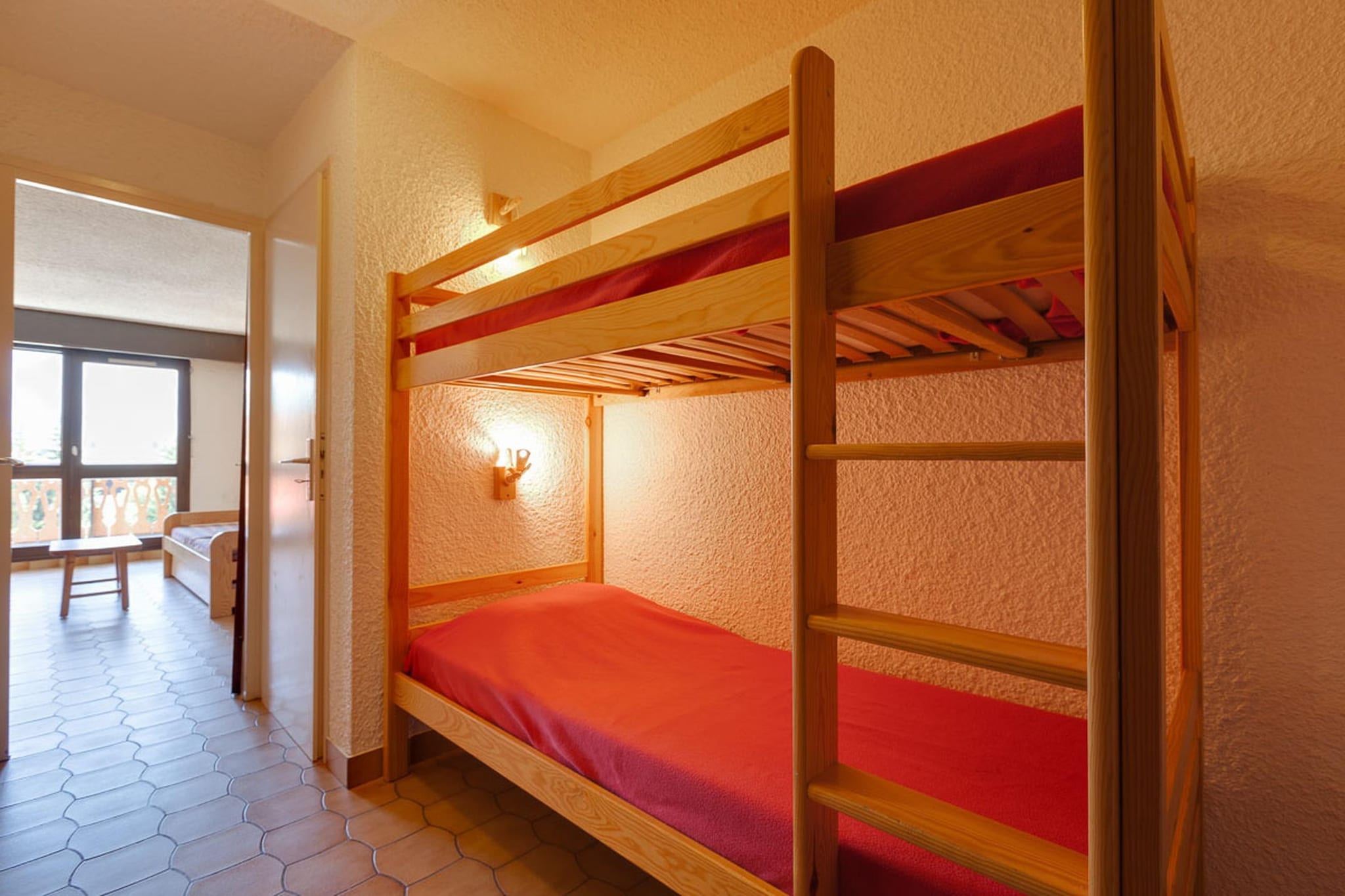RÃ©sidence Saint Christophe-Appartement 2 piÃ¨ces avec coin nuit 6 personnes - Slaapkamer