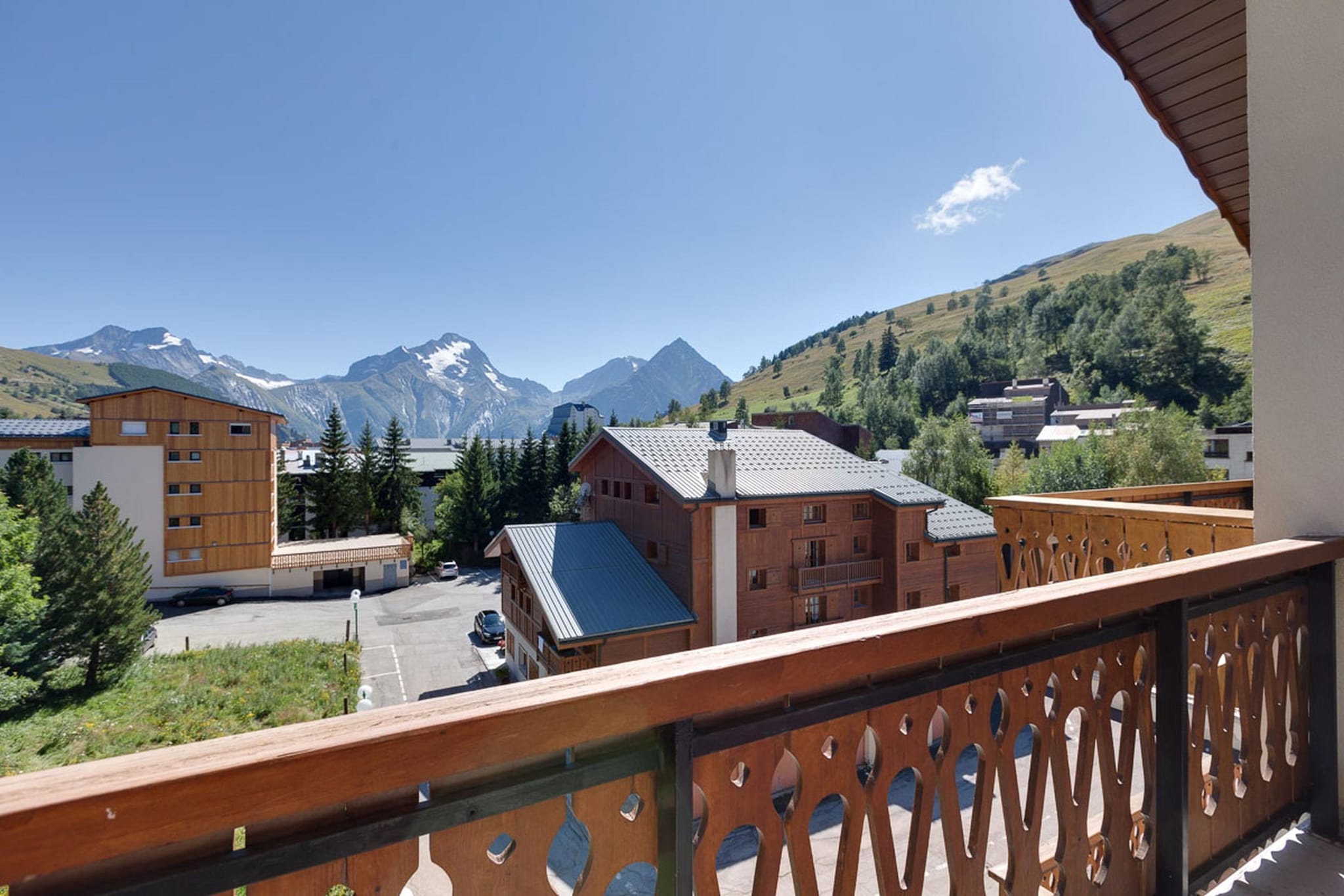 RÃ©sidence Saint Christophe-Appartement 2 piÃ¨ces avec coin nuit 6 personnes - Terrasbalkon