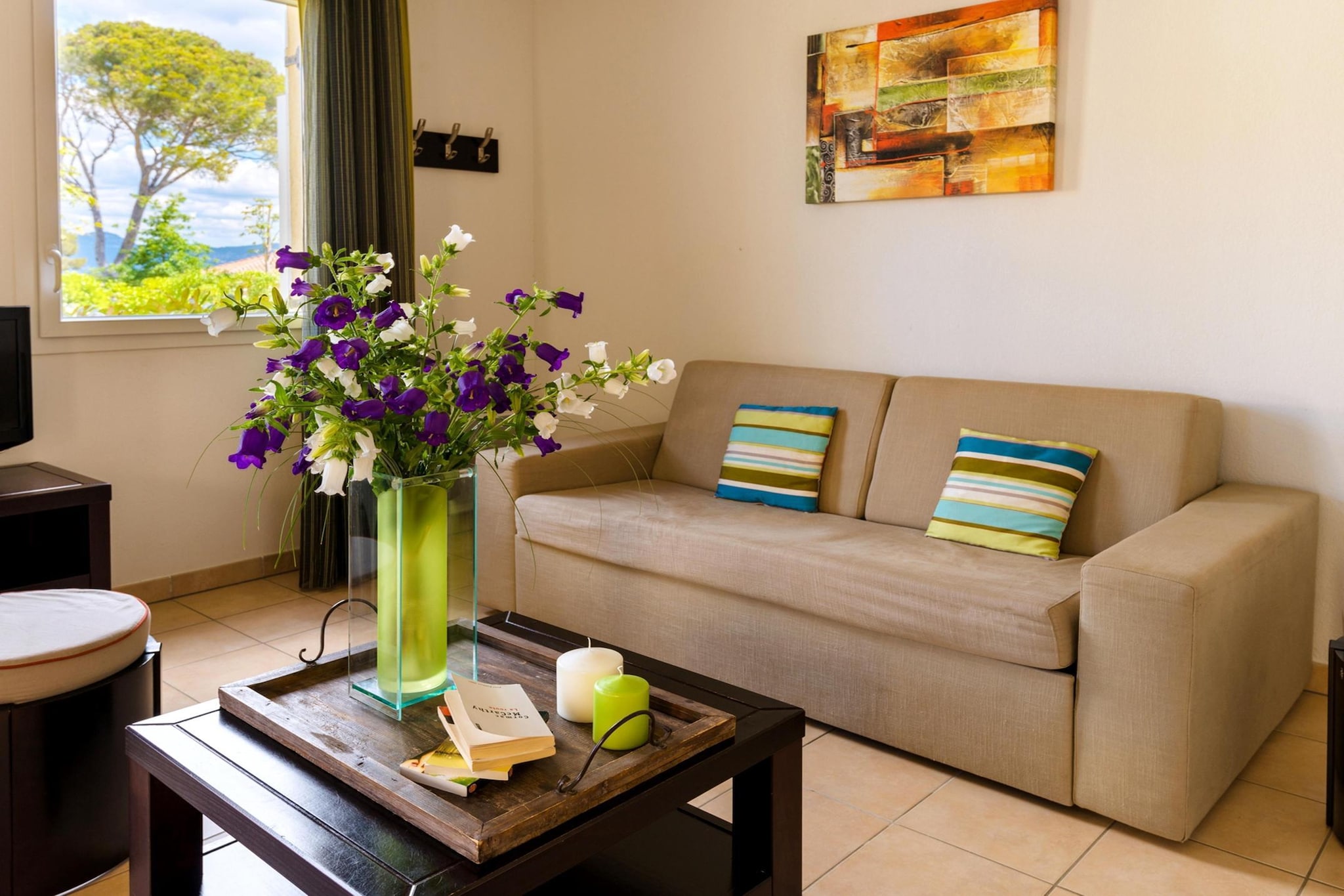 Les Terrasses des Embiez 3 PIECES DUPLEX 6 PERS. CLIMATISE OTA - Woonkamer