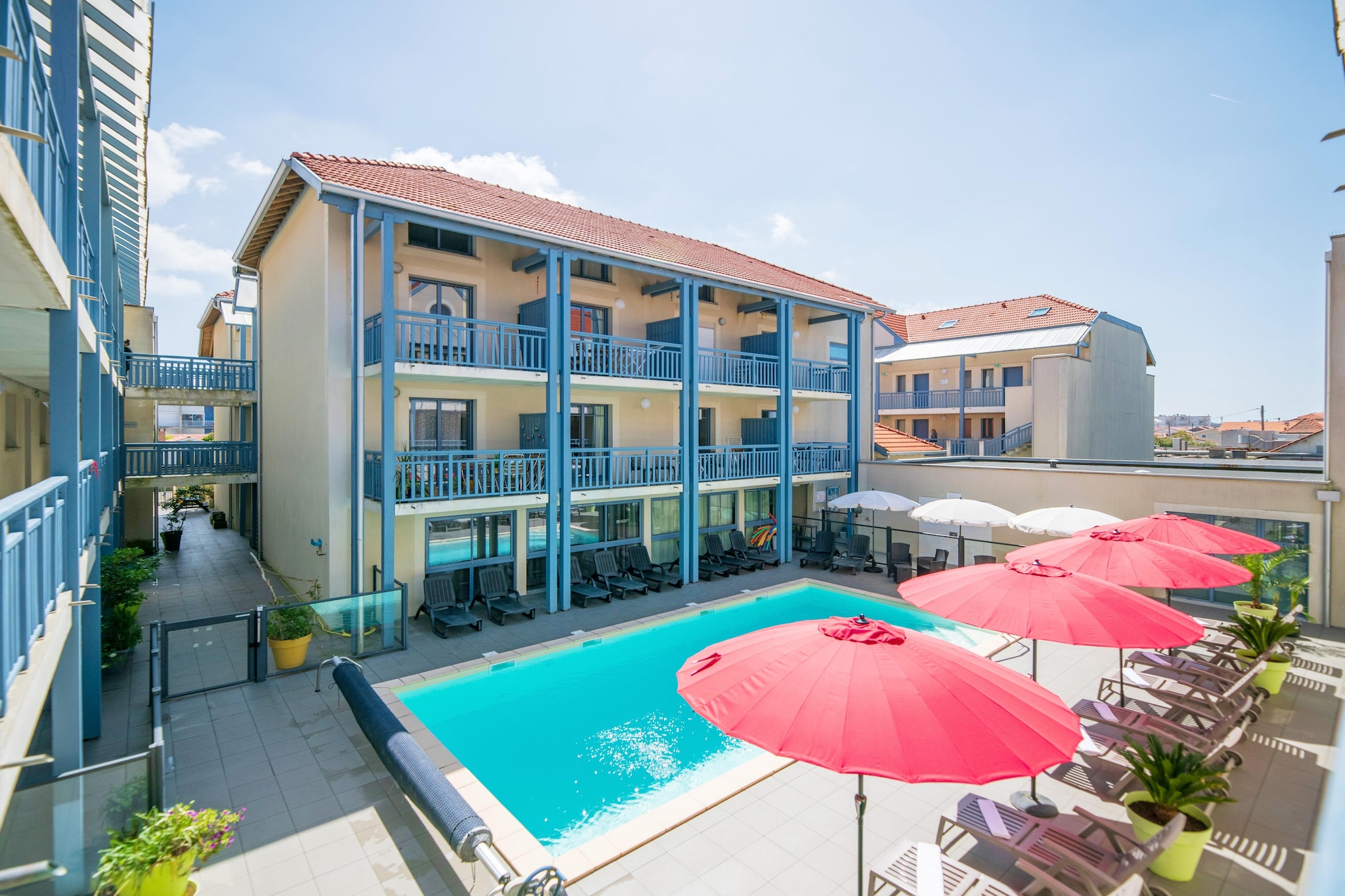 Les Balcons de l'Océan 4 pièces duplex 8 pers. OTA - Extérieur été