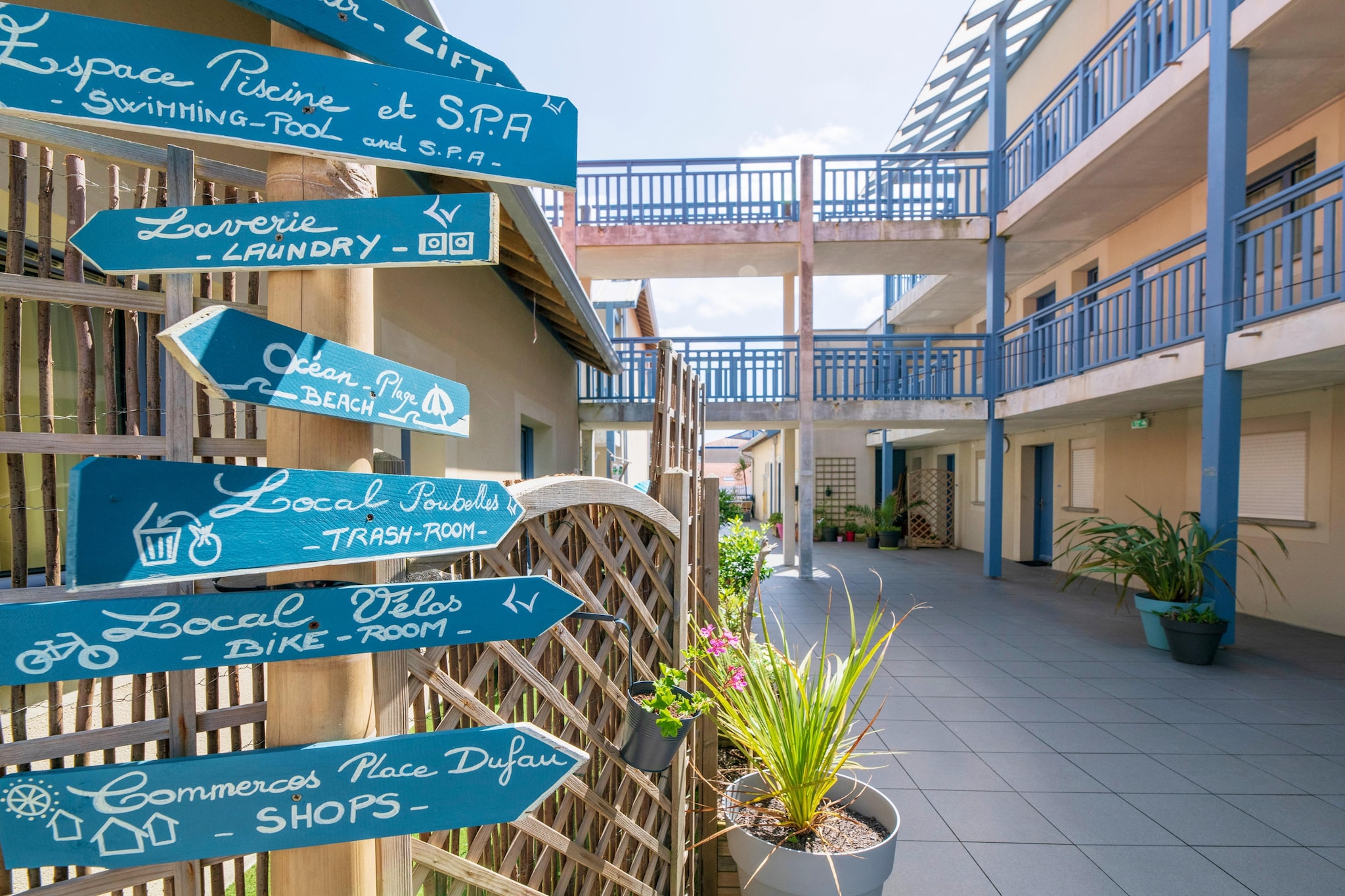 Les Balcons de l'Océan 4 pièces duplex 8 pers. OTA - Extérieur été