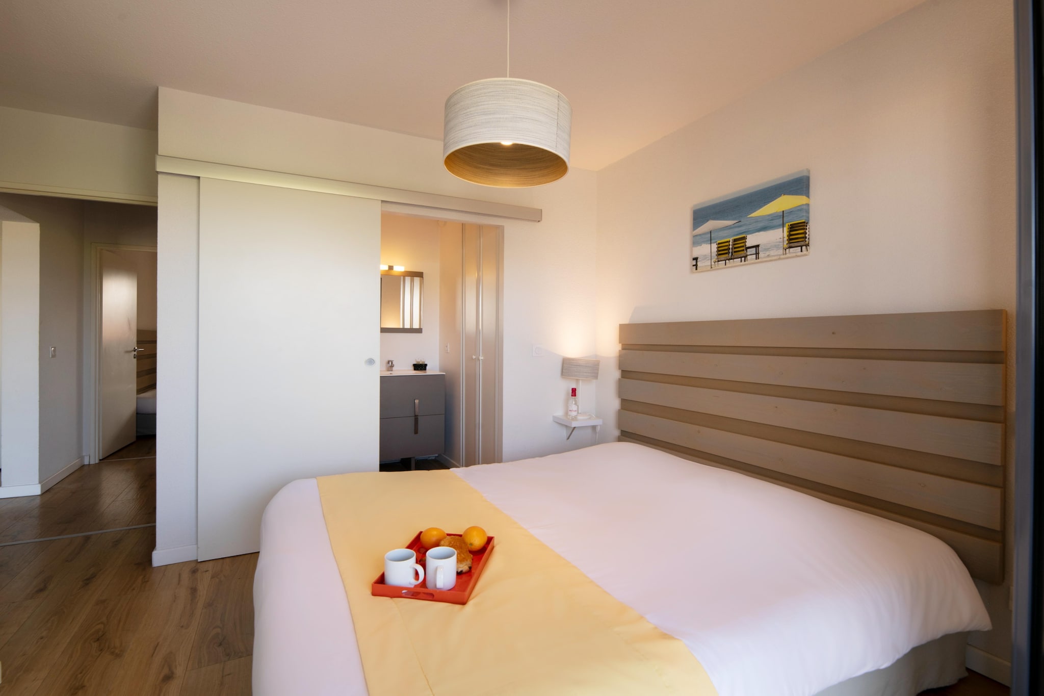 Les Balcons de l'Océan 3 pièces cabine ou duplex 8 pers. OTA - Chambre