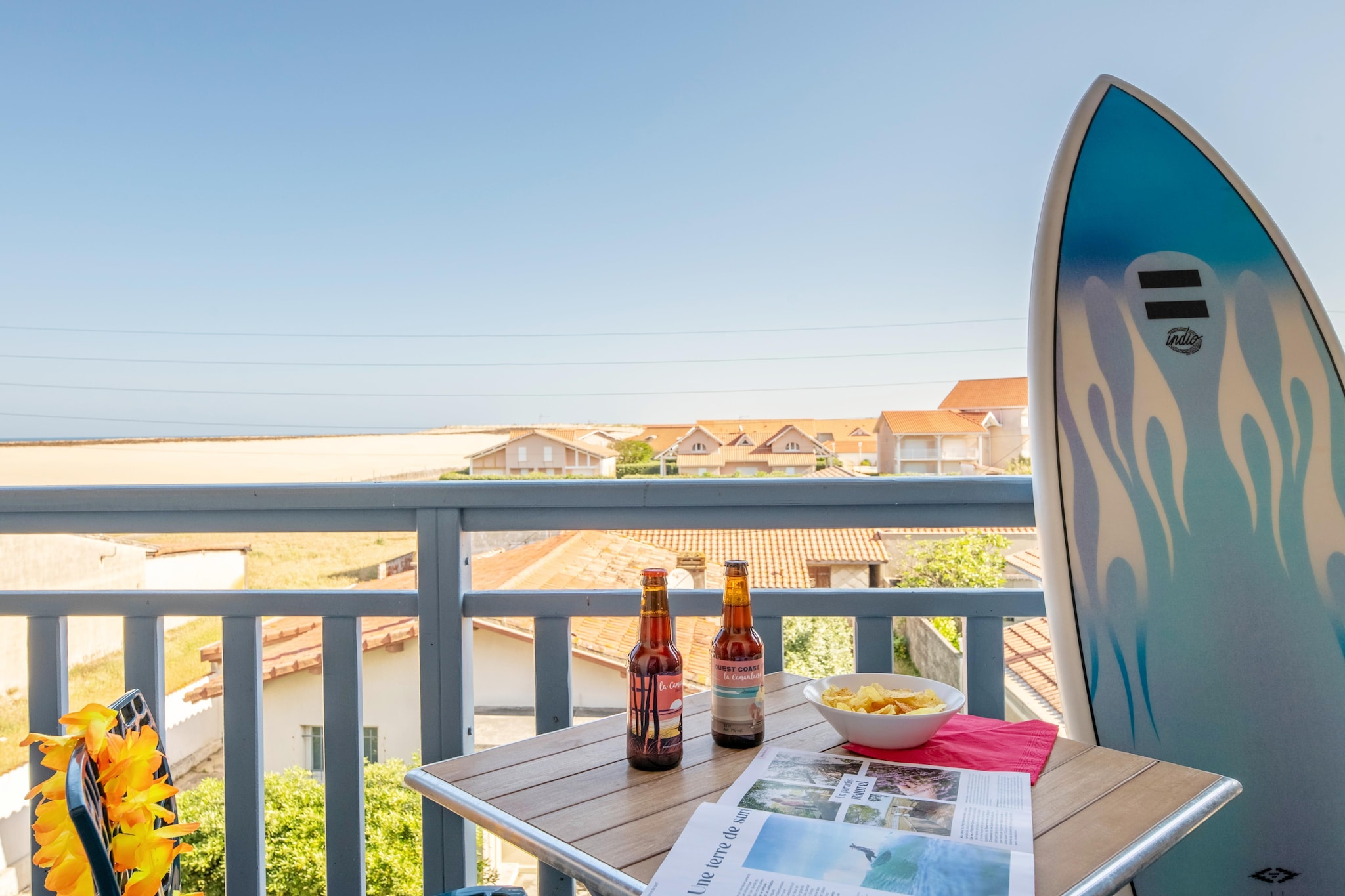 Les Balcons de l'Océan 3 pièces ou 3 pièces duplex 6 pers. OTA - Terrasse/Balkon