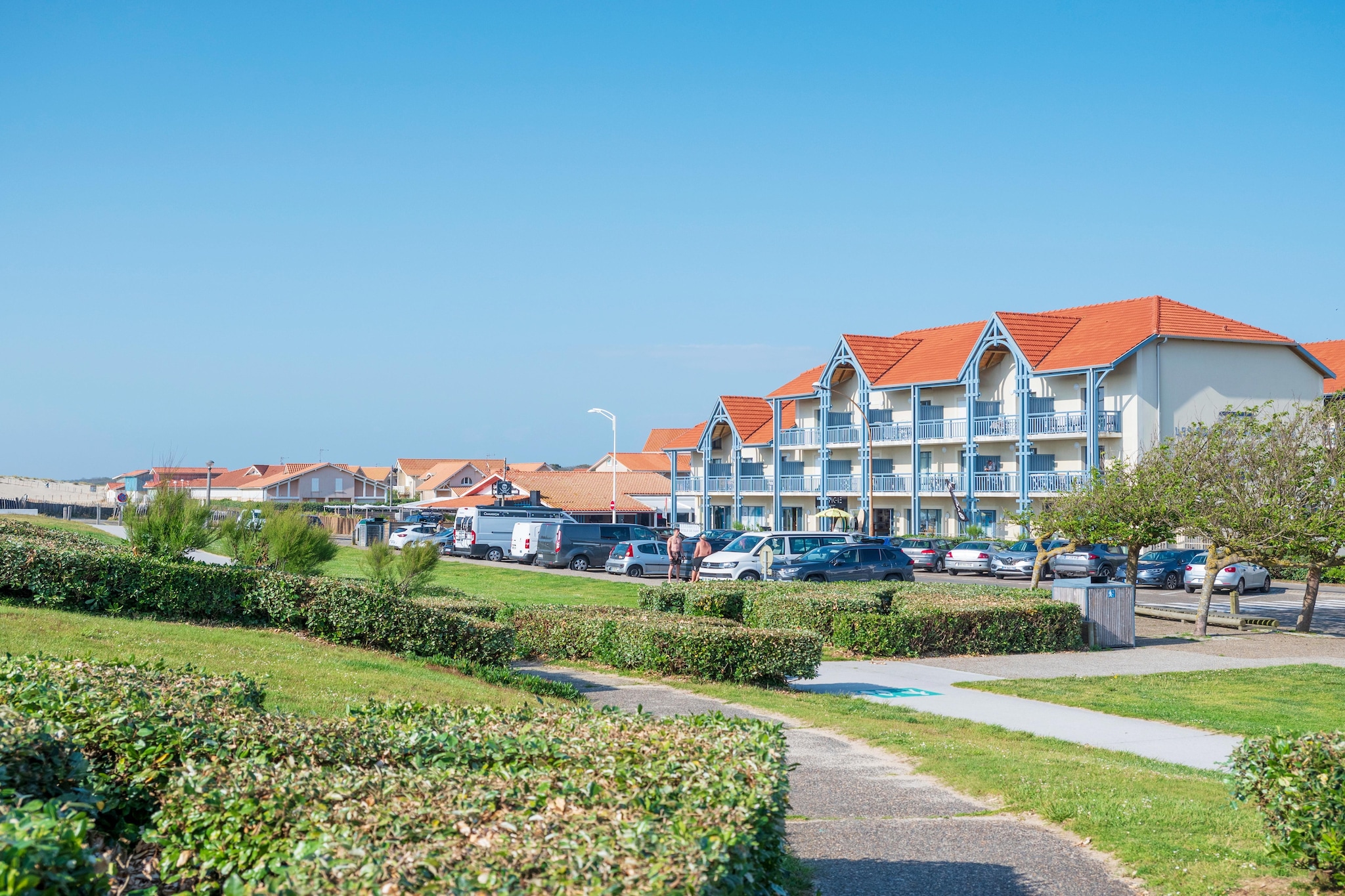 Les Balcons de l'Océan 3 pièces ou 3 pièces duplex 6 pers. OTA - Außenbereich Sommer