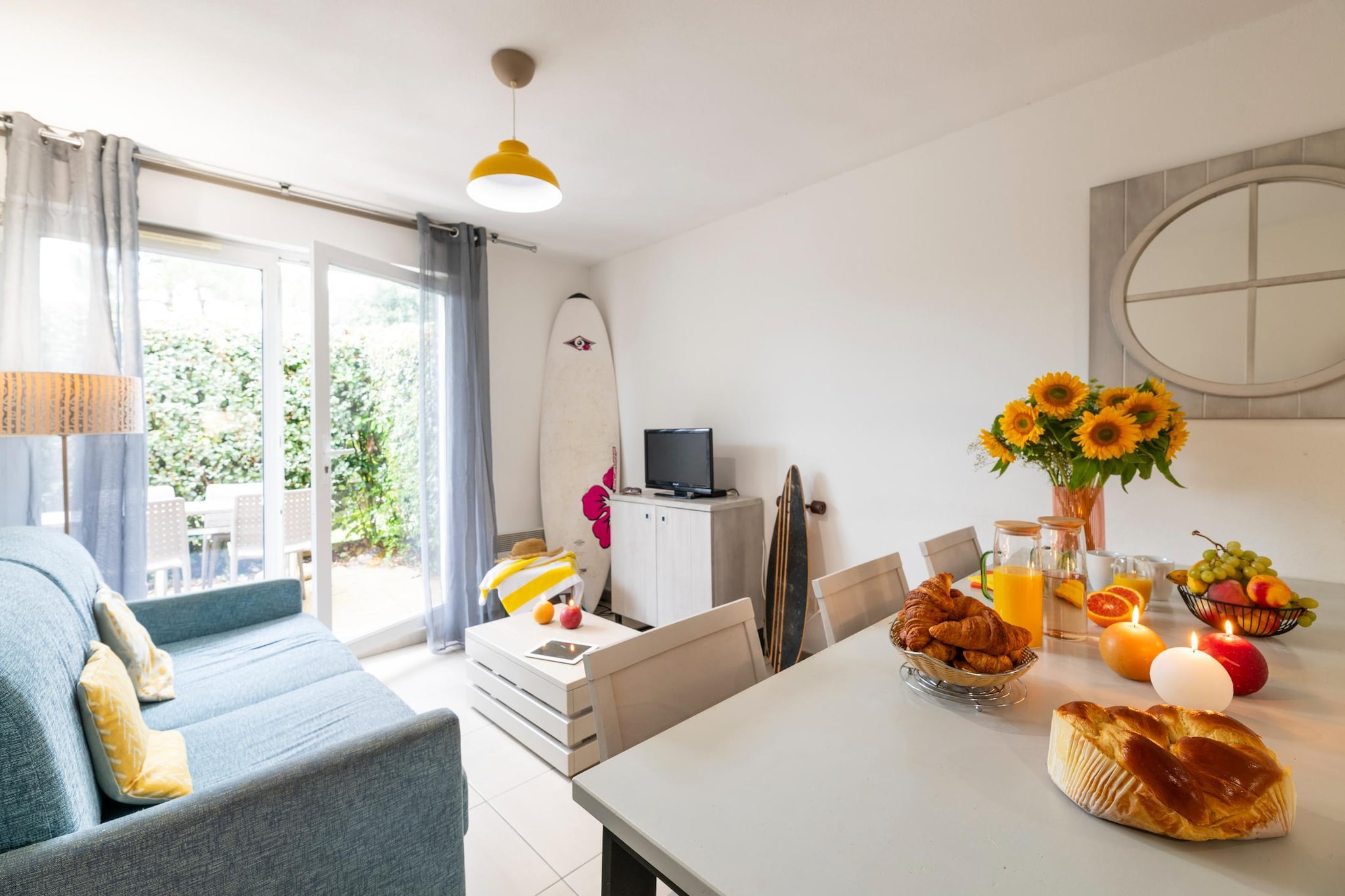 Les Carrelets Appartement 6/8 Pers - Eetkamer