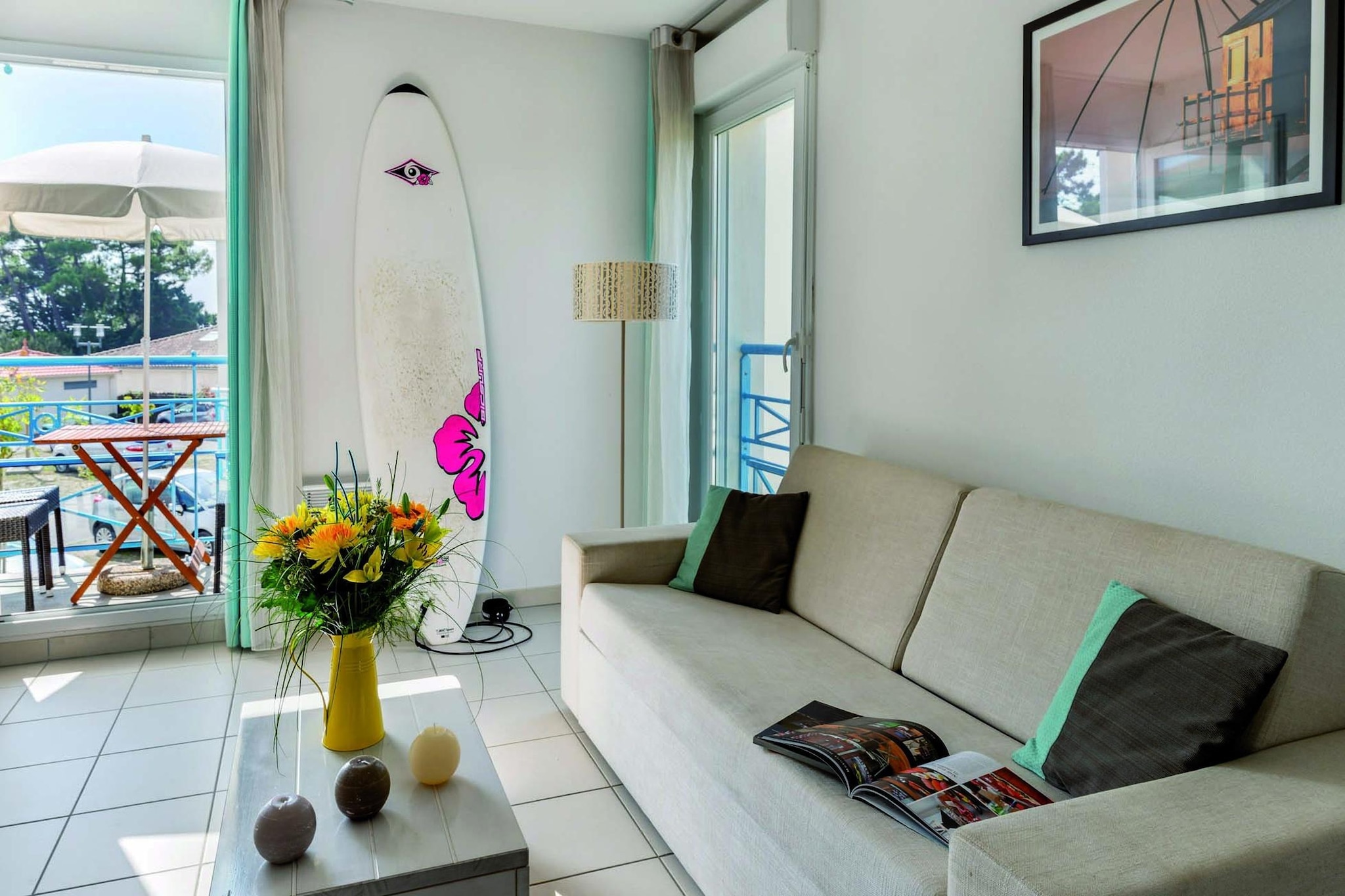 Les Carrelets 3 BEDROOM SPLIT-LEVEL APT - Woonkamer