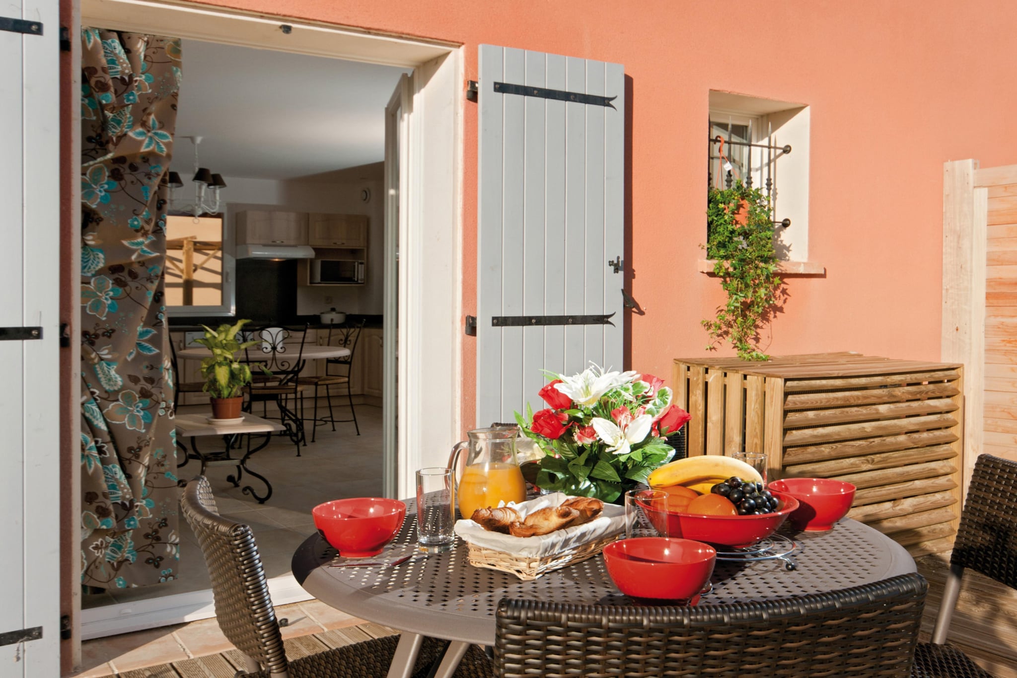 L’Oustau de Sorgue STUDIO 4 pers. OTA - Terrasse/Balkon