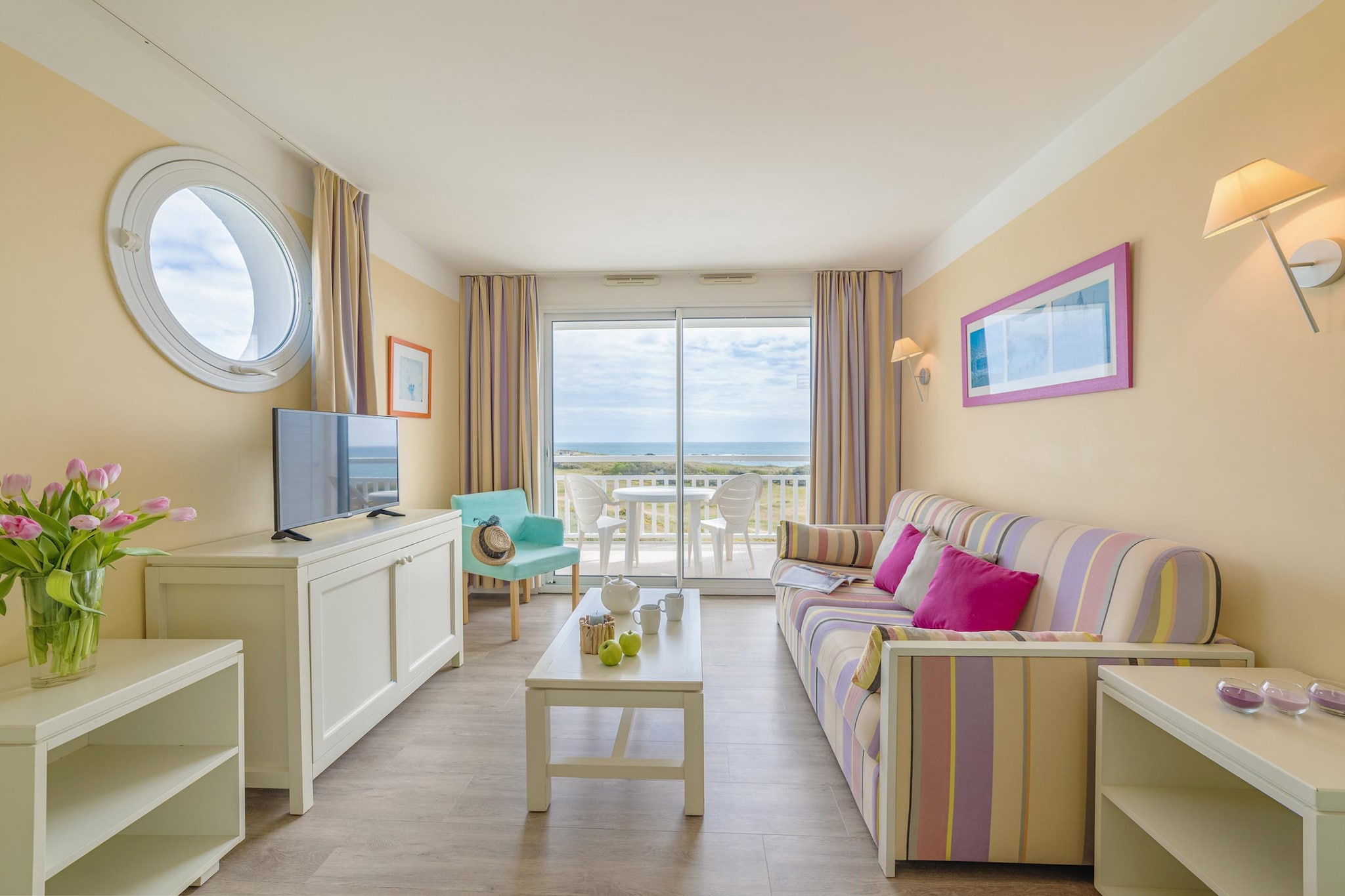 L’Estran Suite 2 Pièces 5 Pers - Woonkamer