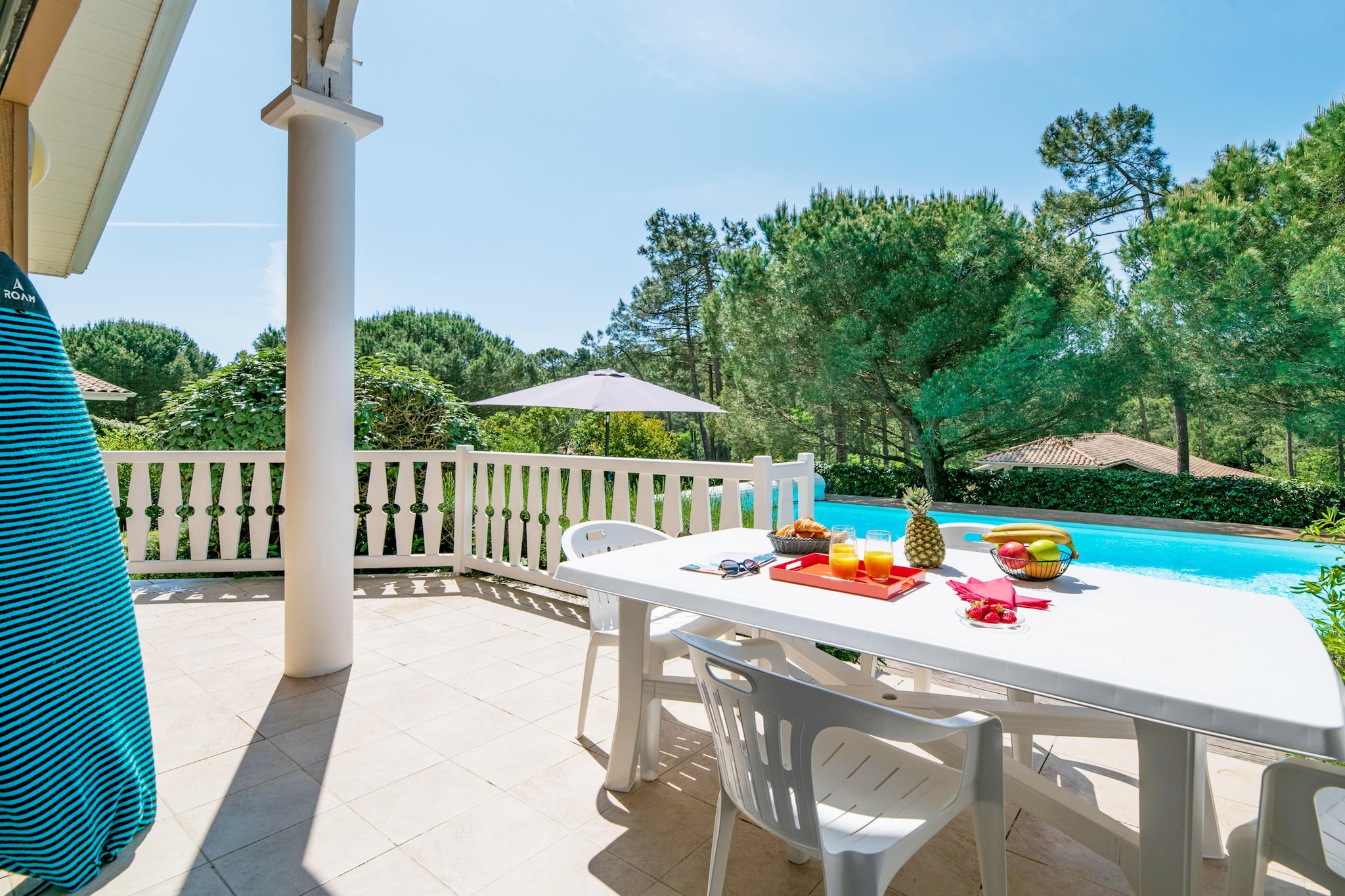 Atlantic Green Villa 8 personnes Piscine OTA - Terrasbalkon