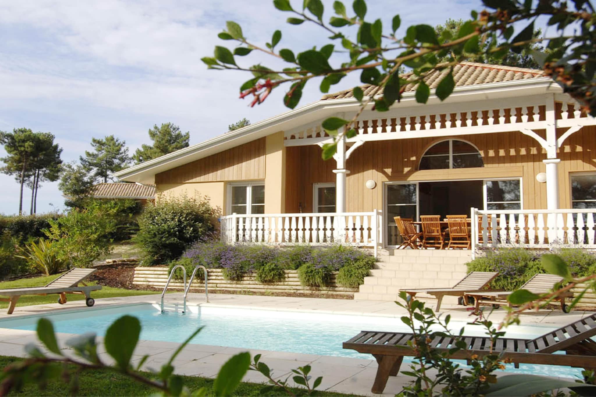 Atlantic Green Villa 8 personnes Piscine OTA - Buitenkant zomer
