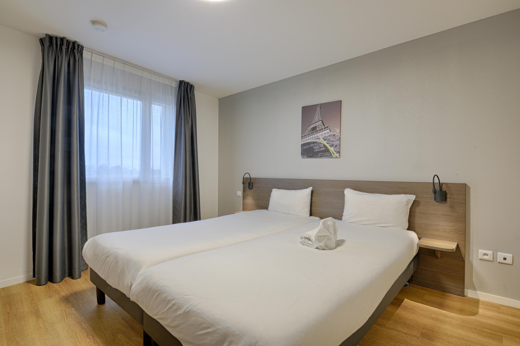 Appart Hotel Paris Quai de Marne-Studio 2 personnes SupÃ©rieur - Slaapkamer