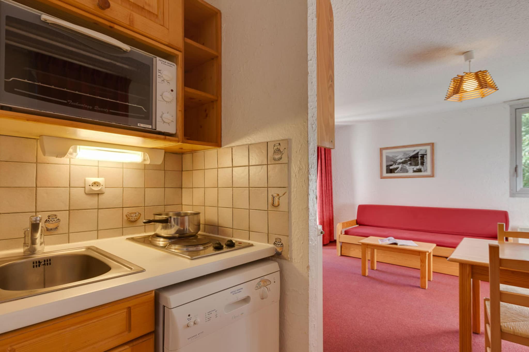 RÃ©sidence CÃ´te Brune-Studio 4 personnes avec coin nuit - Keuken