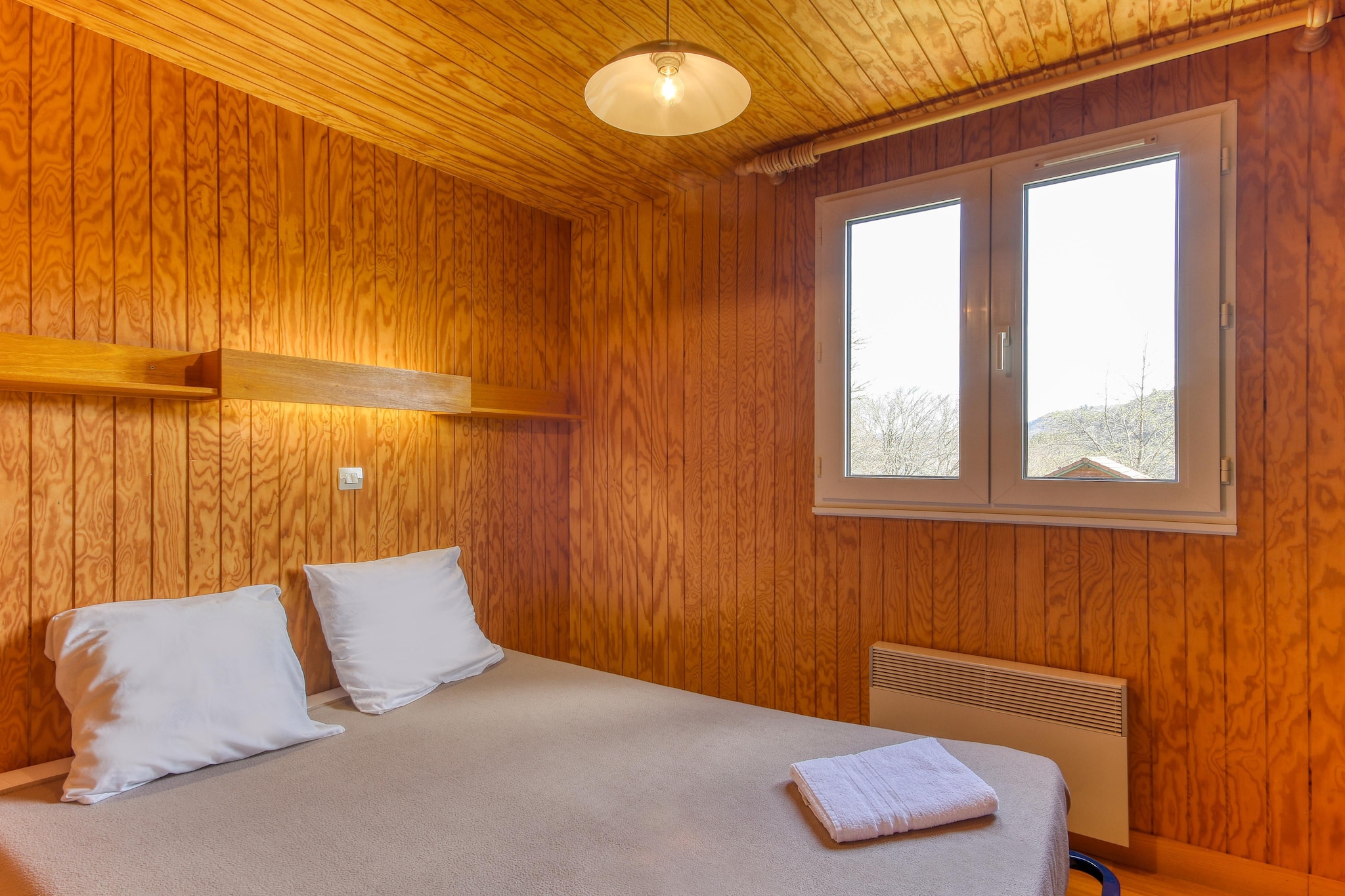 Les Chalets de la Chazotte	Chalet 3 piÃ¨ces 5personnes - Slaapkamer