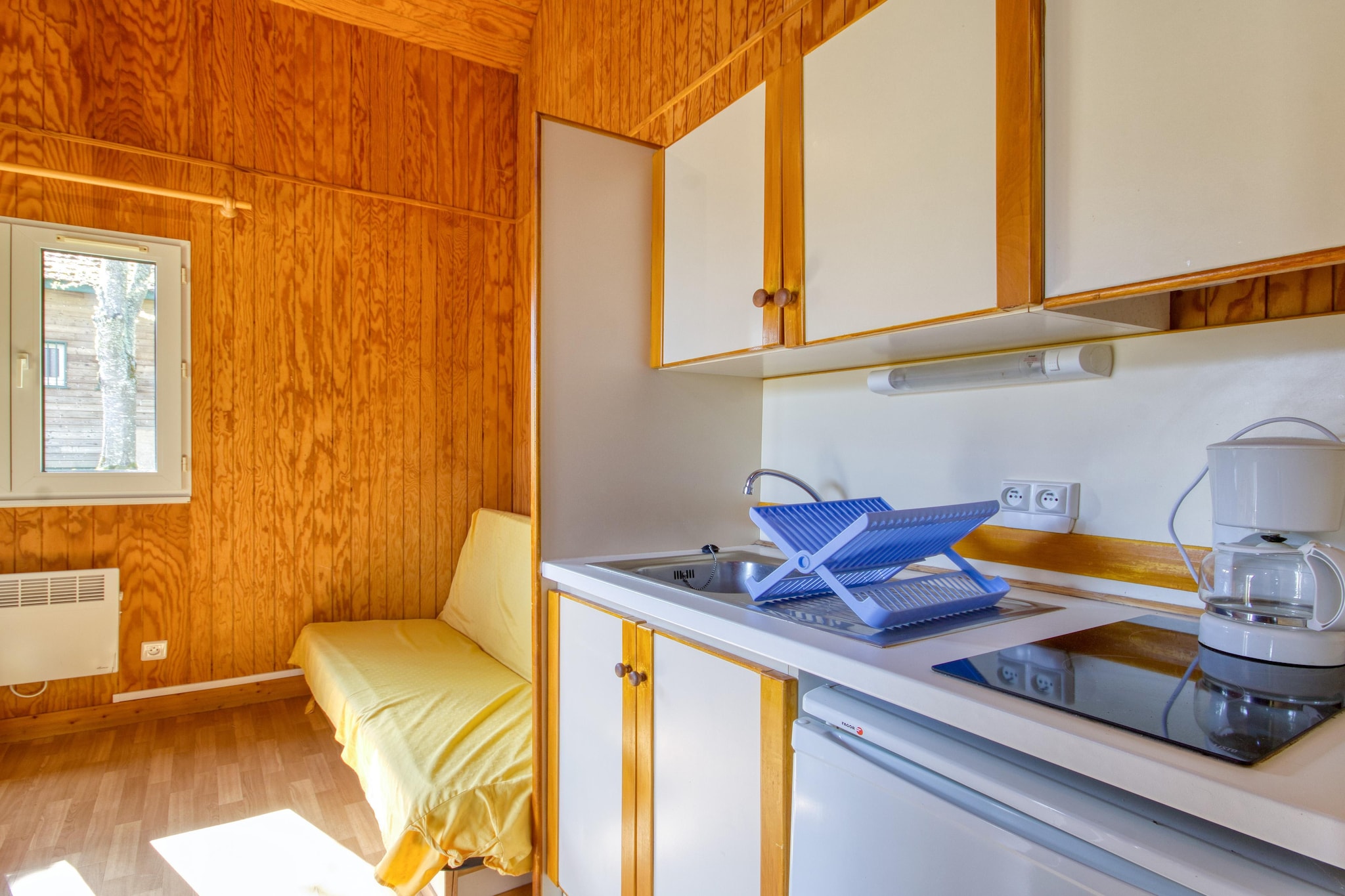 Les Chalets de la Chazotte	Chalet 3 piÃ¨ces 5personnes - Woonkamer