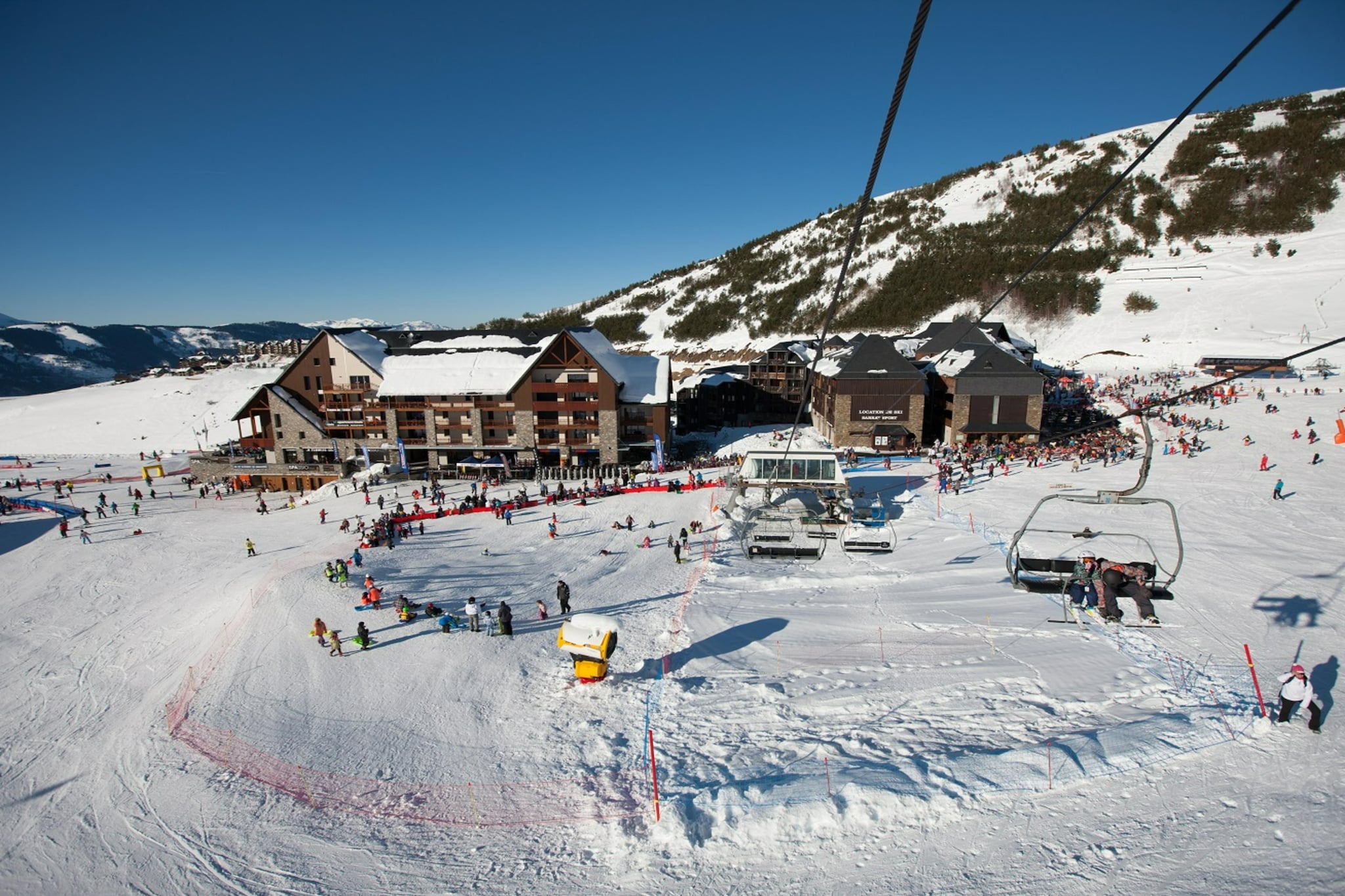 RÃ©sidence CÃ´te Brune-Appartement 2 piÃ¨ces avec coin nuit 6 personnes - Uitzicht winter