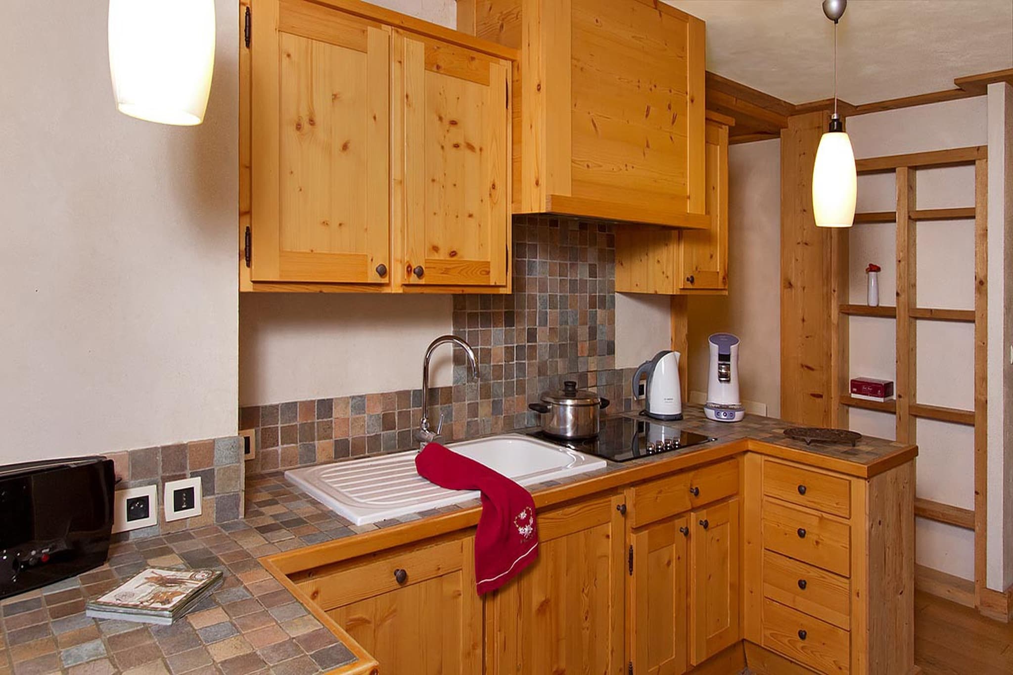 RÃ©sidence Cortina Appartement 2 piÃ¨ces avec coin nuit 4 personnes - Keuken