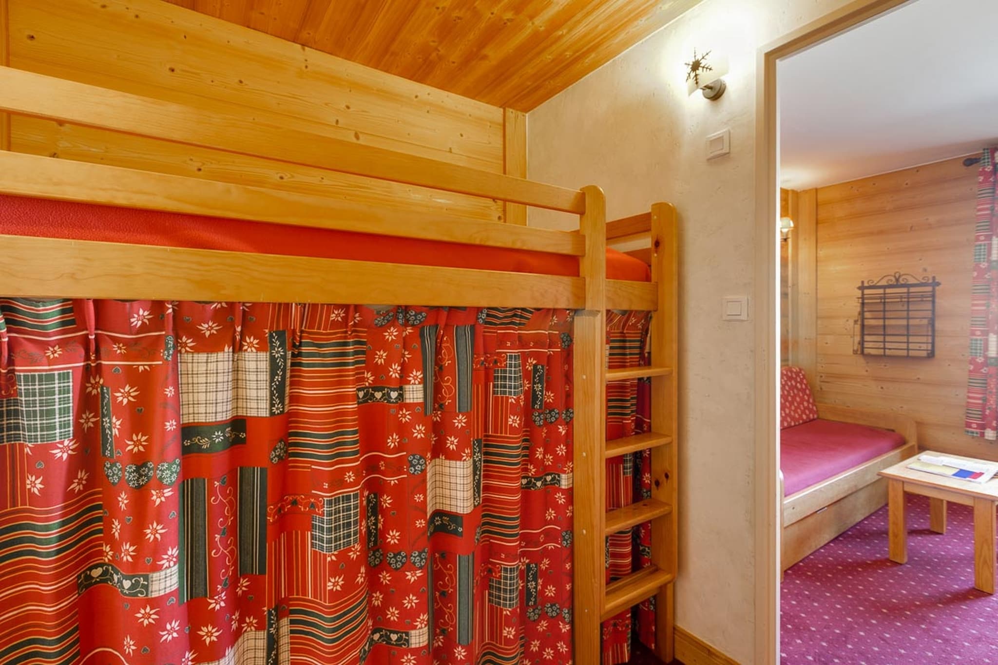 RÃ©sidence ChampamÃ©-Studio 3 personnes avec coin nuit - Slaapkamer