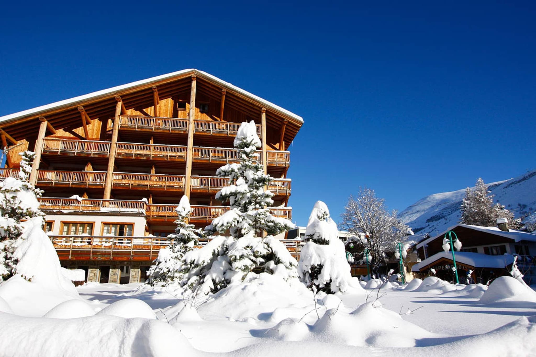 RÃ©sidence Cortina Appartement 5 piÃ¨ces avec coin nuit 12 personnes - Exterieur winter
