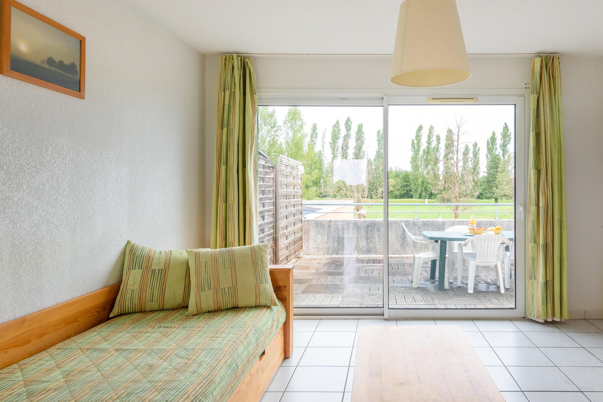 Le Domaine du Green Appartement 3 piÃ¨ces 6 personnes - Woonkamer