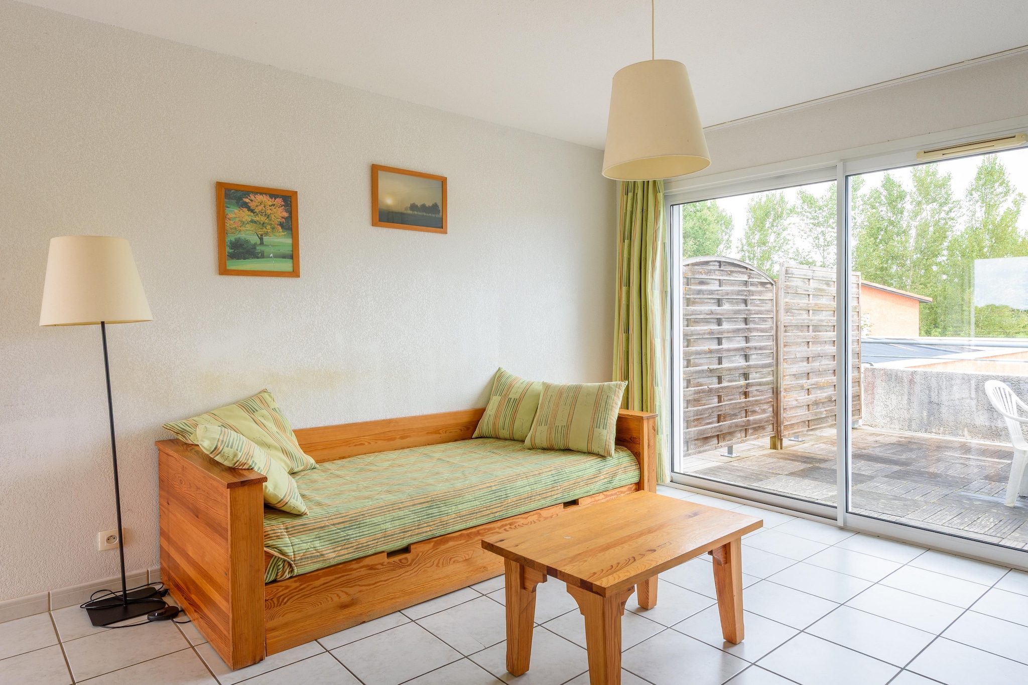 Le Domaine du Green Appartement 3 piÃ¨ces 6 personnes - Woonkamer
