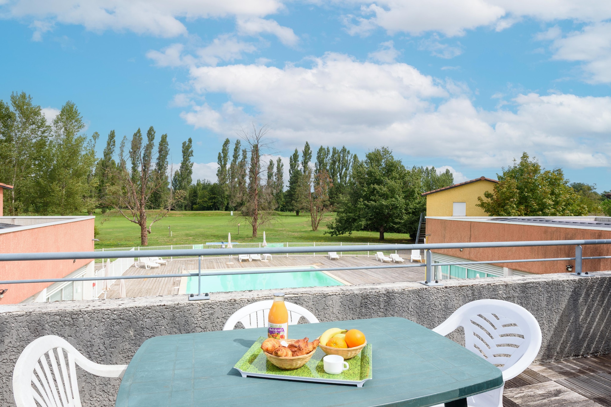 Le Domaine du Green Appartement 3 piÃ¨ces 6 personnes - Terrasbalkon