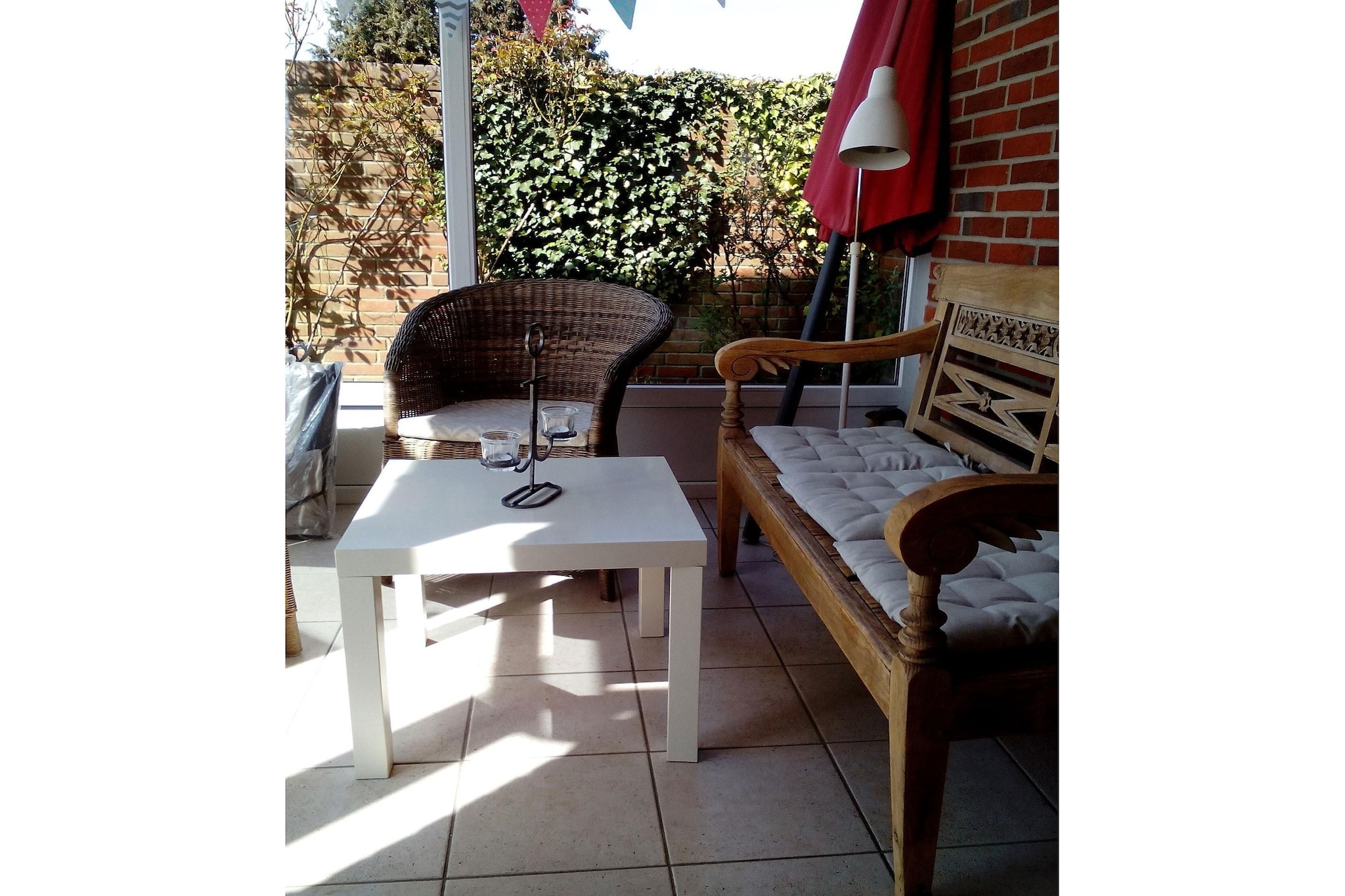 Ferienwohnung Mühlenblick - Terrasbalkon