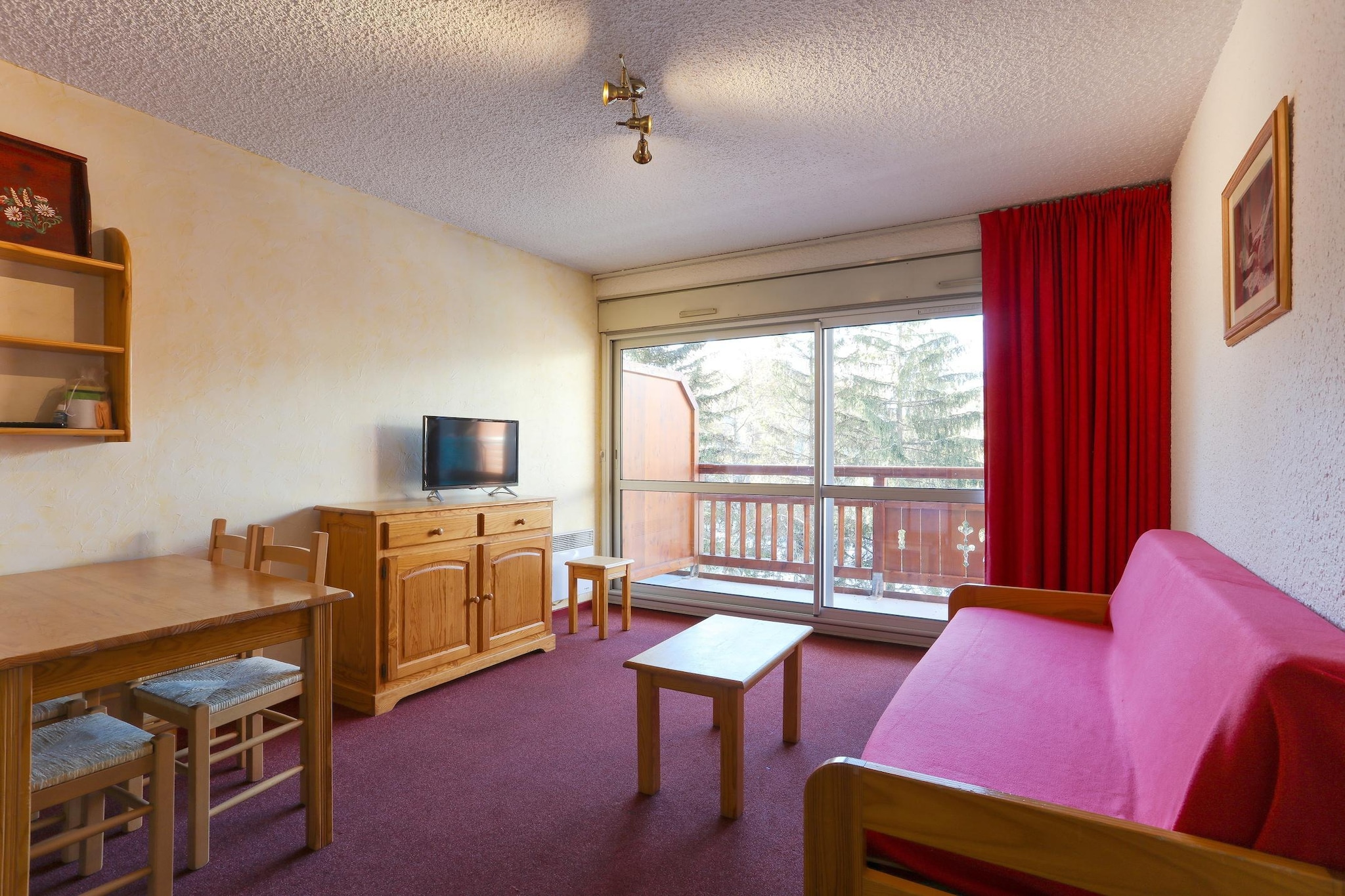 RÃ©sidence Tyrol	Studio 4 personnes avec coin nuit - Wohnzimmer