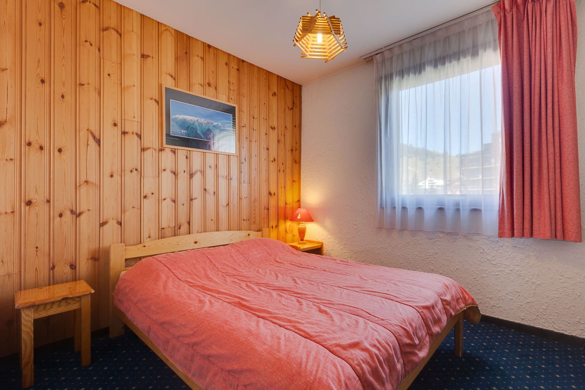 RÃ©sidence Quirlies-Appartement 2 piÃ¨ces avec coin nuit 6 personnes - Chambre