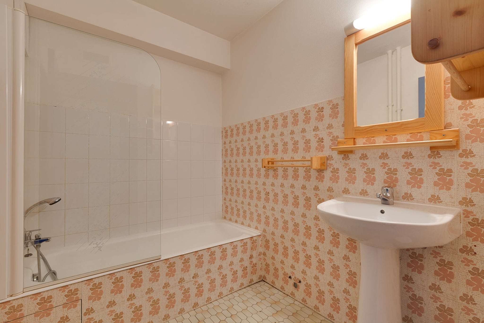 RÃ©sidence Quirlies-Appartement 2 piÃ¨ces avec coin nuit 6 personnes - Salle de bain