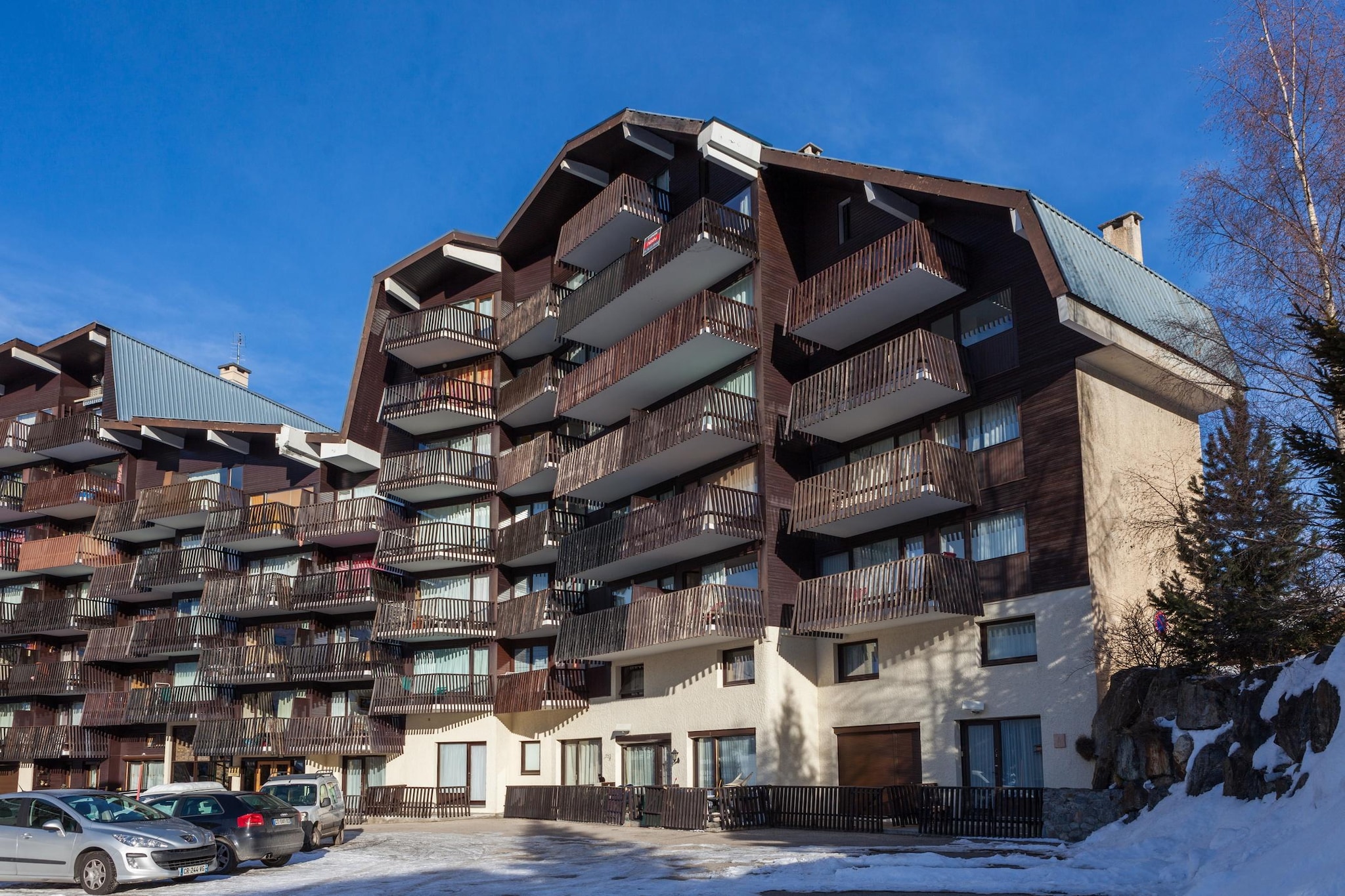 RÃ©sidence Quirlies-Appartement 2 piÃ¨ces avec coin nuit 6 personnes - Extérieur hiver