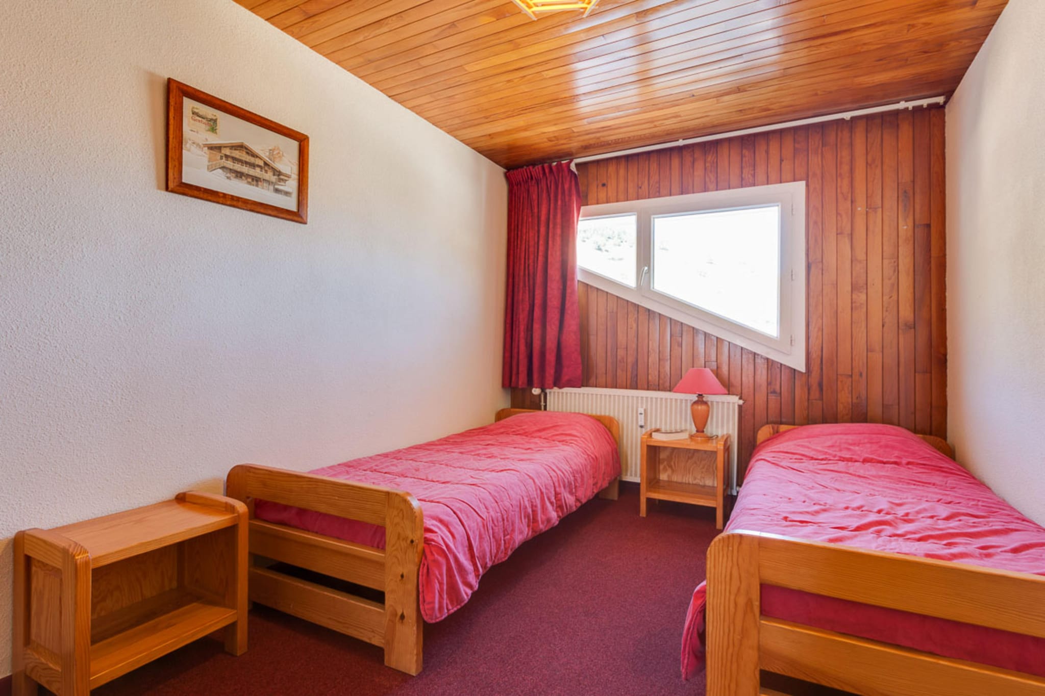Les Bleuets Residence - 3-room apartment with sleeping alcove - Slaapkamer