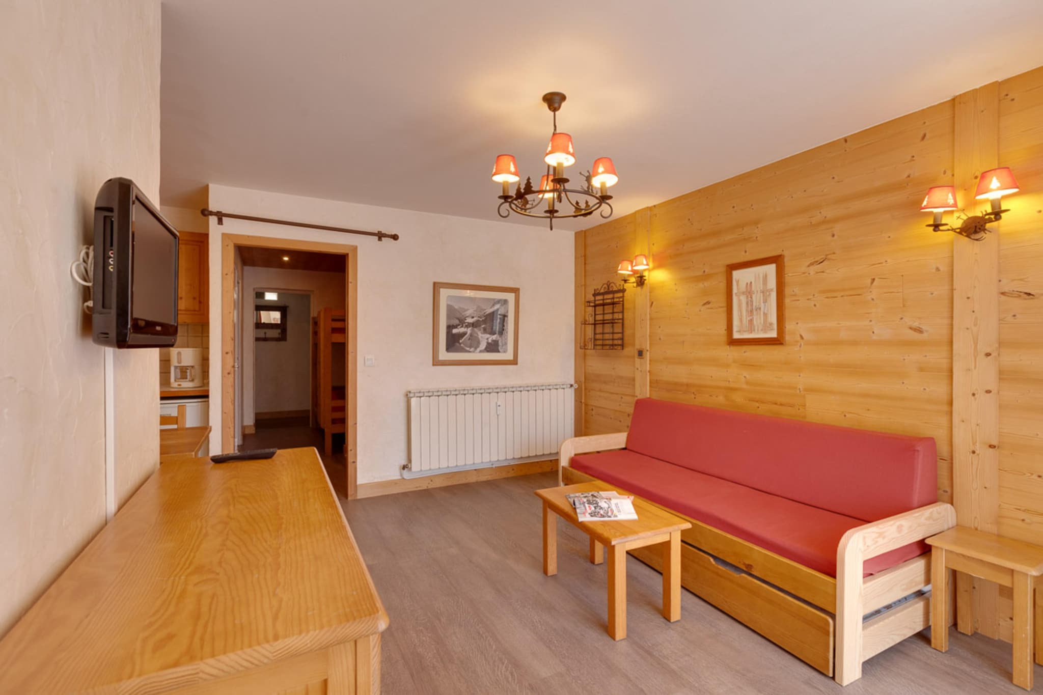 Les Bleuets Residence - 3-room apartment with sleeping alcove