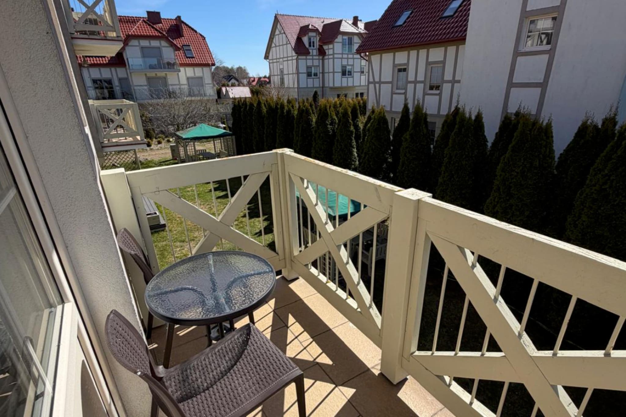 Apartament nr 9 dla 6 osób Dębki - Terrace balcony