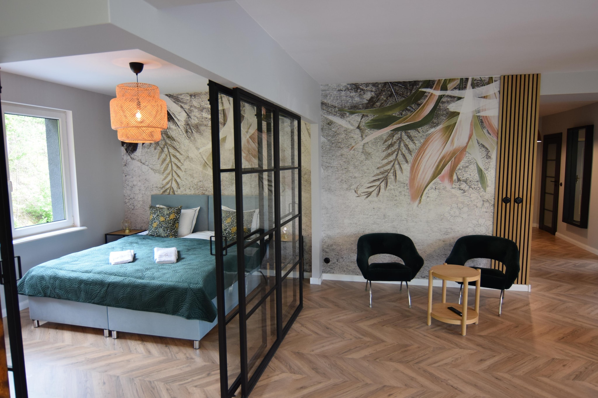 Apartament na II piętrze z prywatną sauną Stężyca - Schlafzimmer