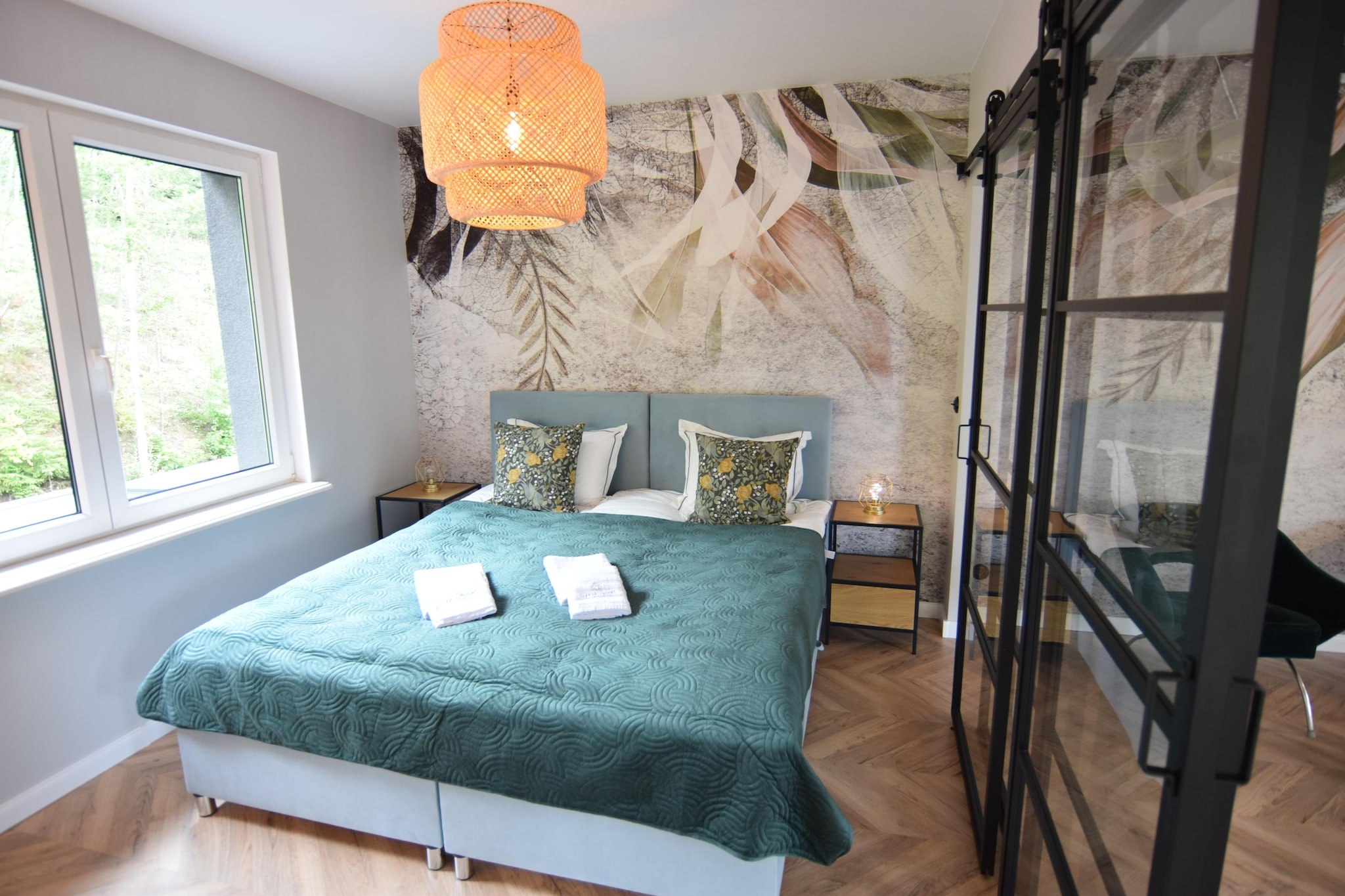 Apartament na II piętrze z prywatną sauną Stężyca - Schlafzimmer