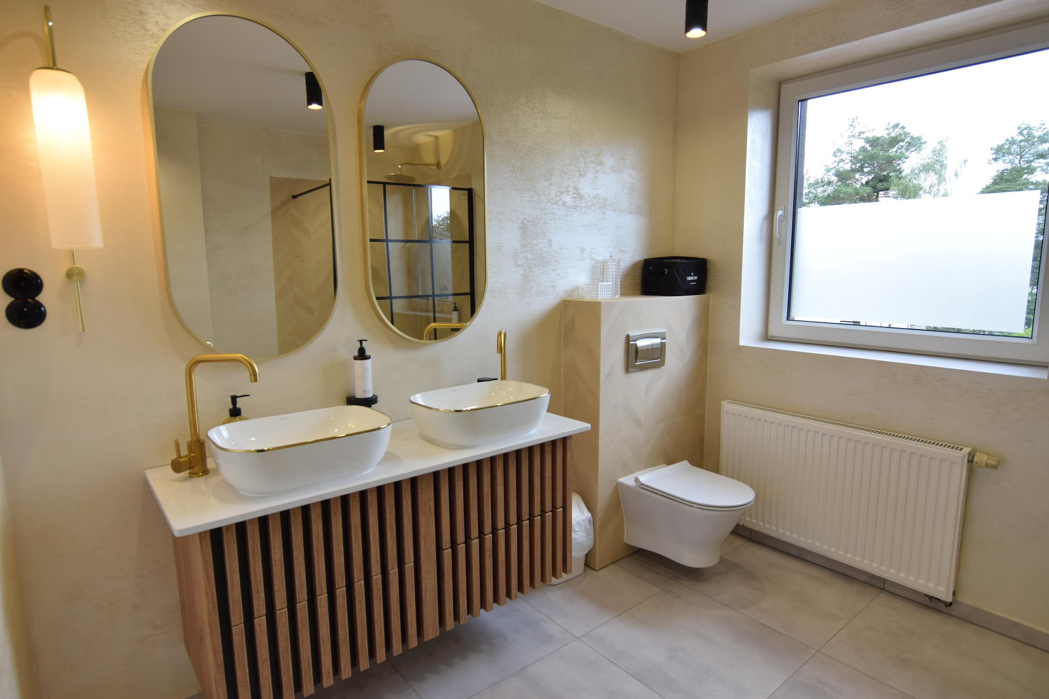 Apartament na II piętrze z prywatną sauną Stężyca - Badezimmer
