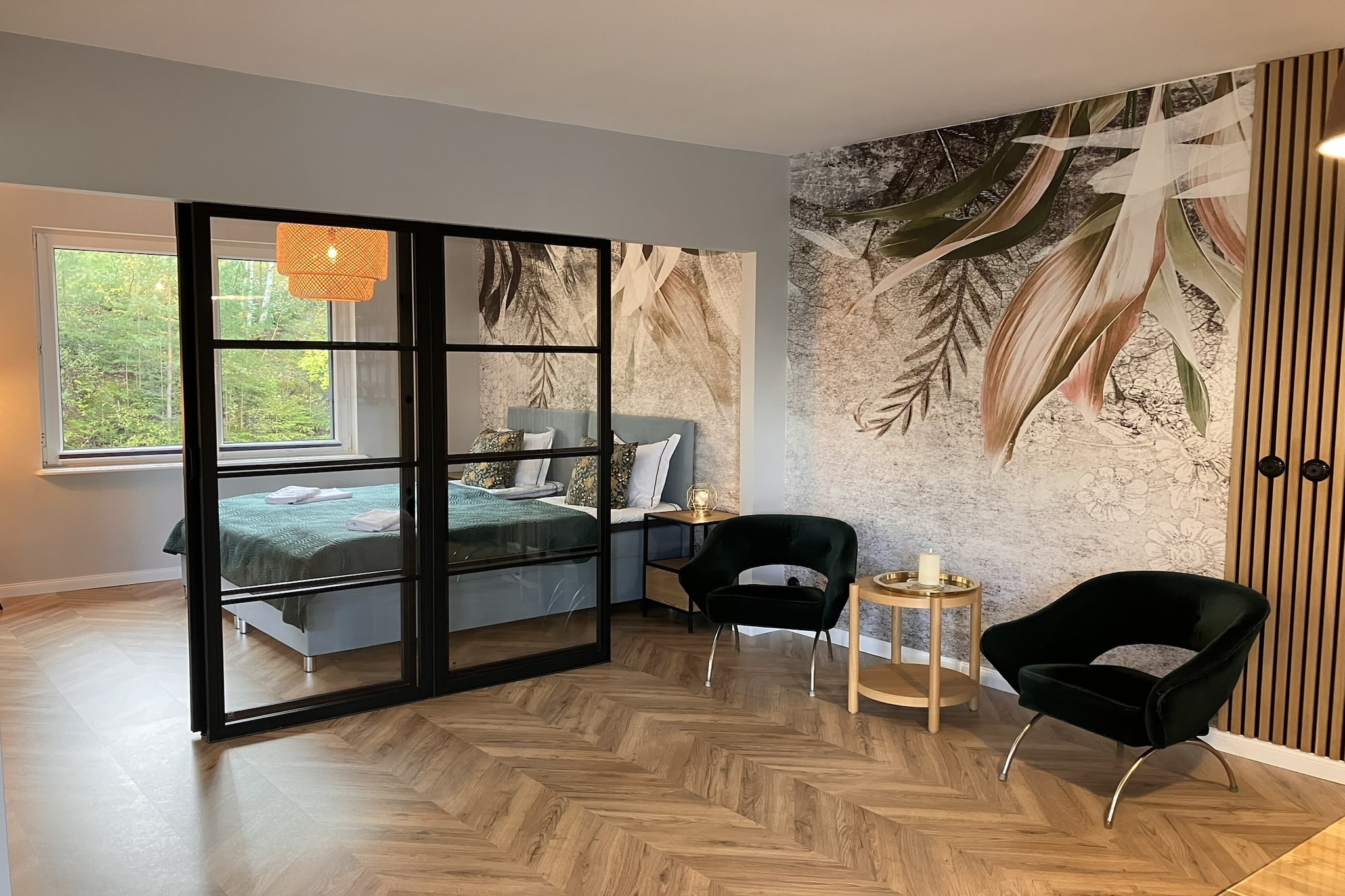 Apartament na II piętrze z prywatną sauną Stężyca - Schlafzimmer