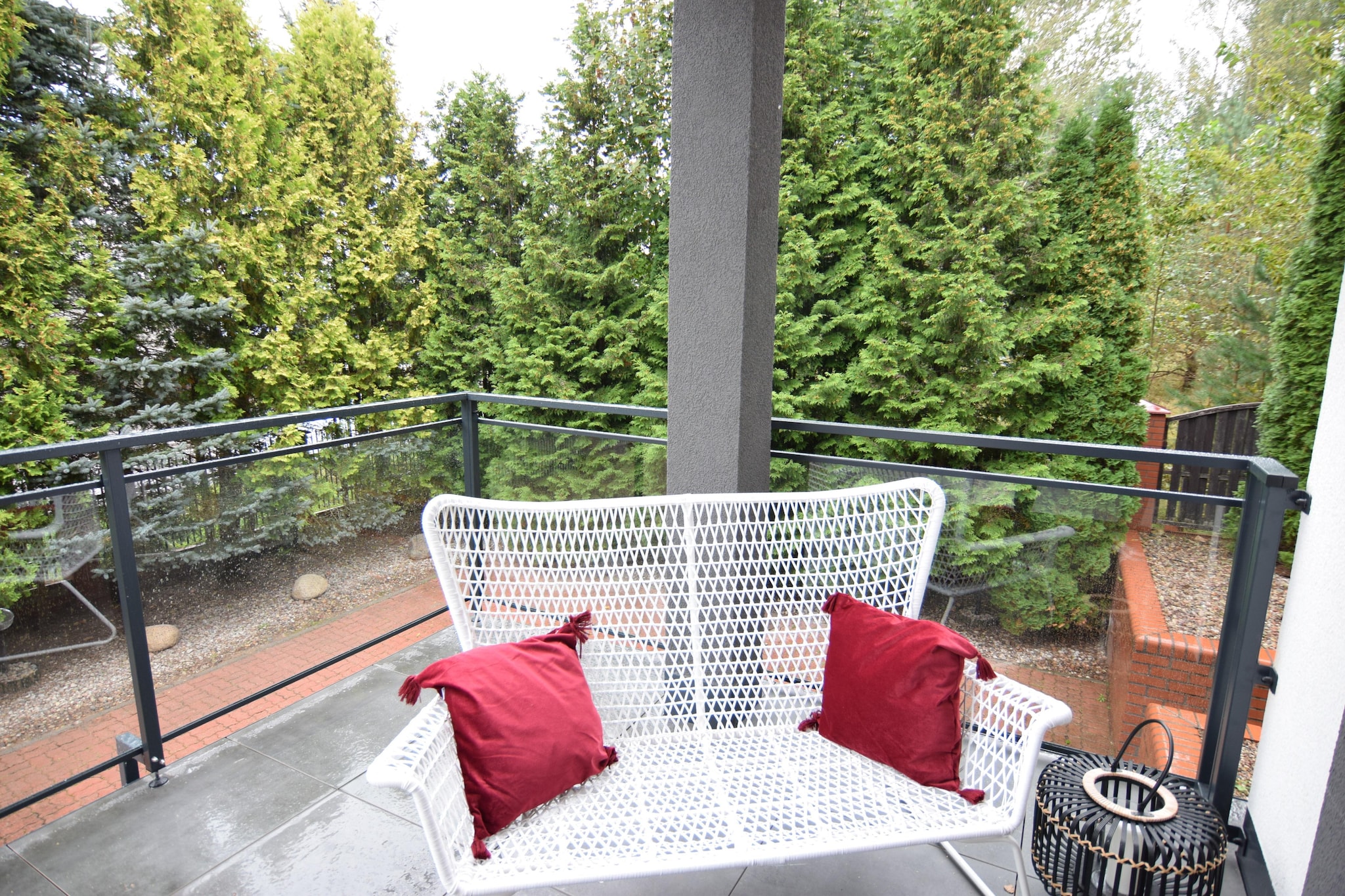 Apartament na II piętrze z prywatną sauną Stężyca - Terrasse/Balkon