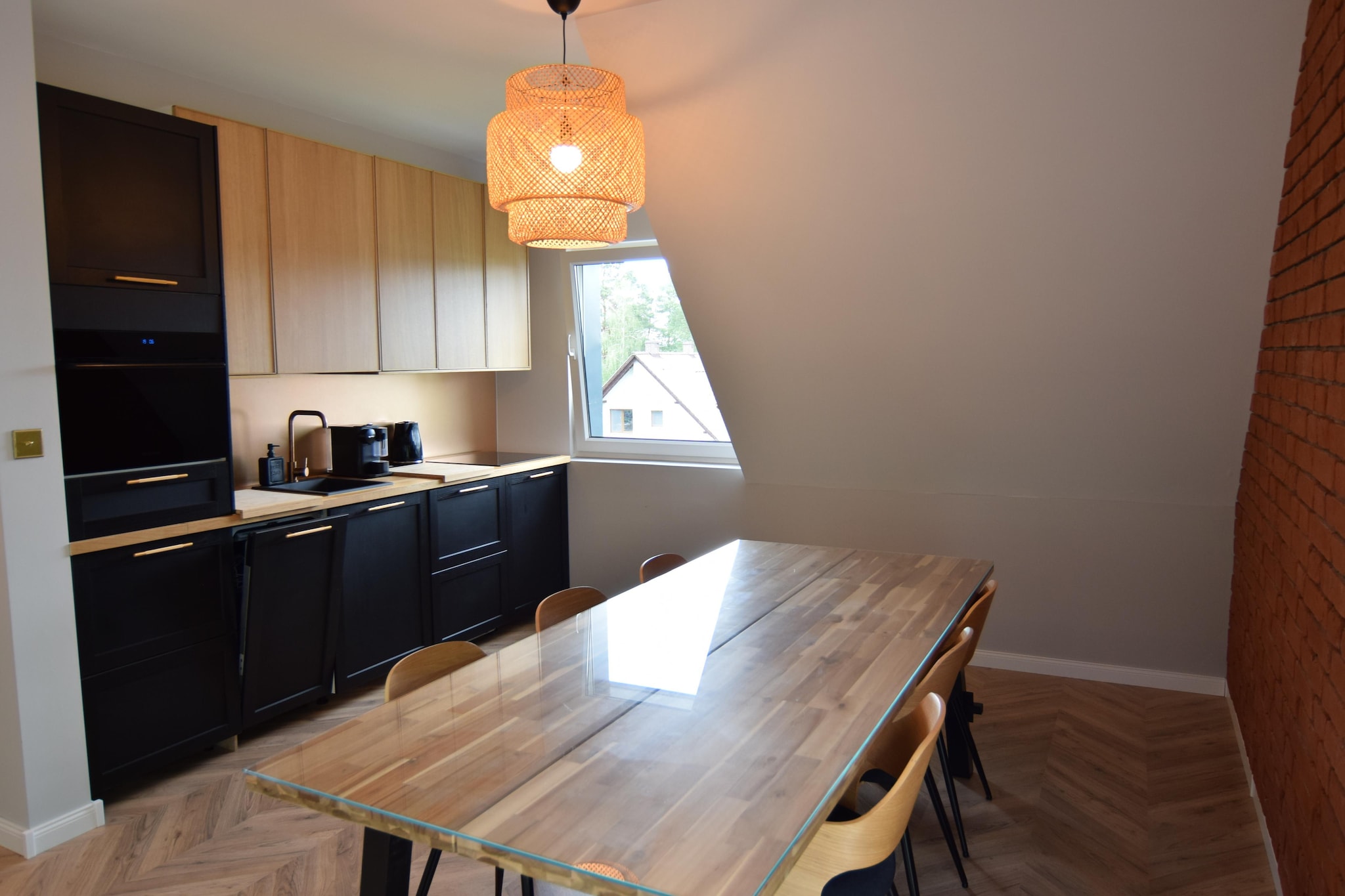 Apartament na III piętrze z prywatną sauną i dużym tarasem Stężyca - Esszimmer