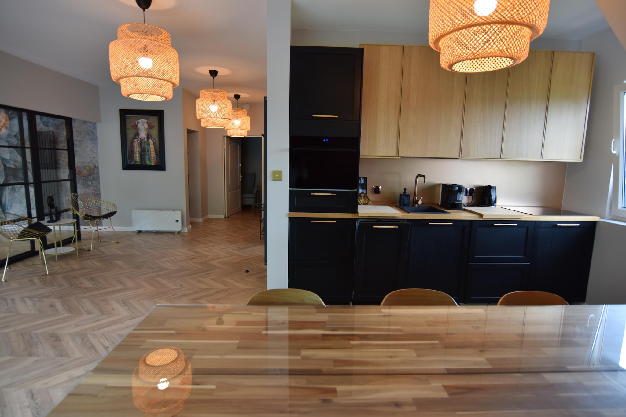 Apartament na III piętrze z prywatną sauną i dużym tarasem Stężyca - Küche