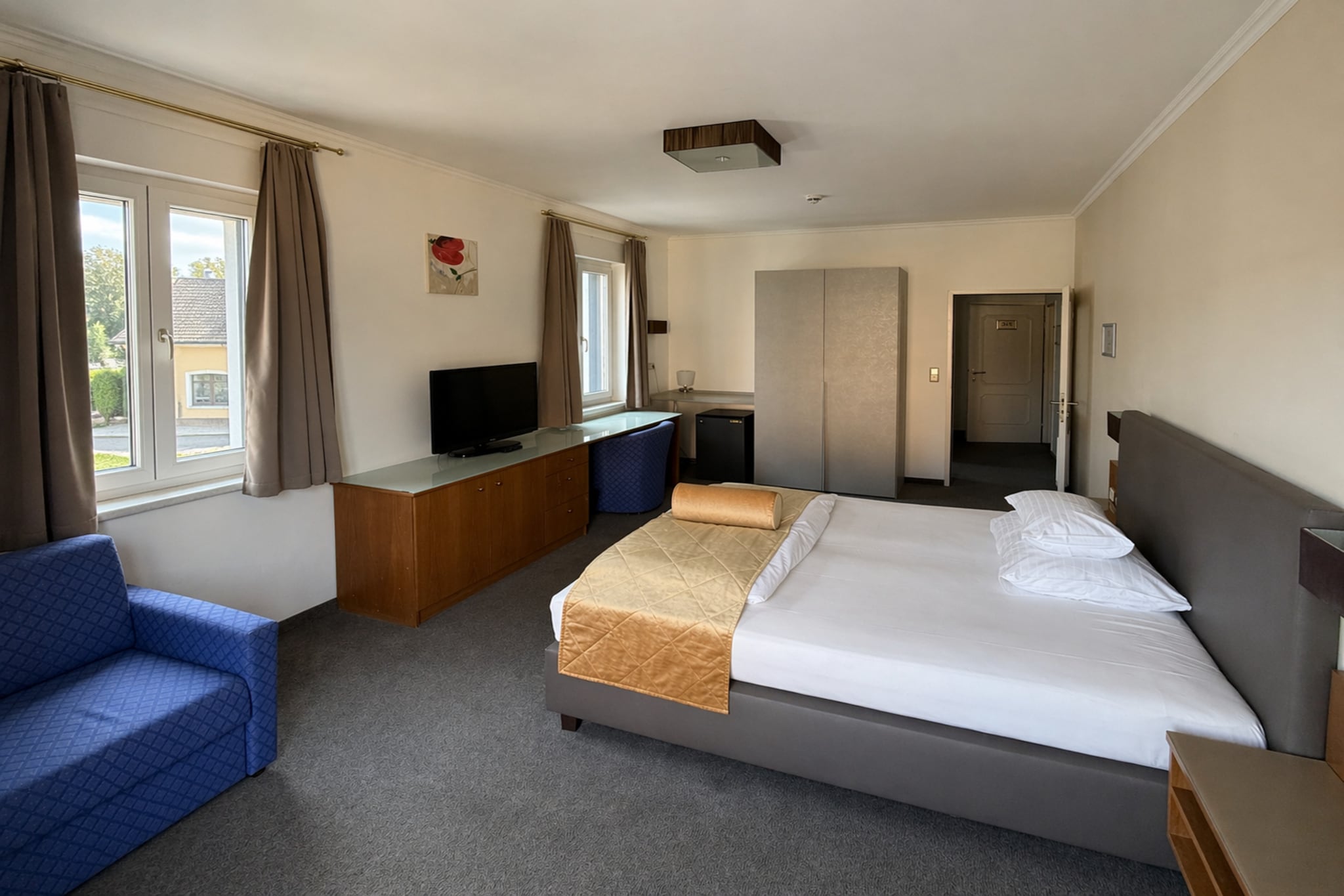 Hotel Landliebe - Triple room with Balcony - Schlafzimmer
