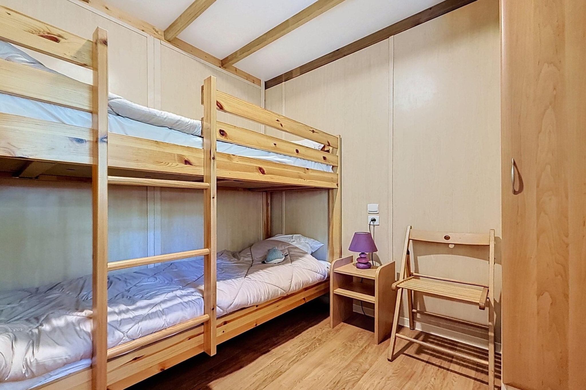 Camping Moncontour Active Park Accessible 2-Bedroom Chalet - 4 people - Schlafzimmer