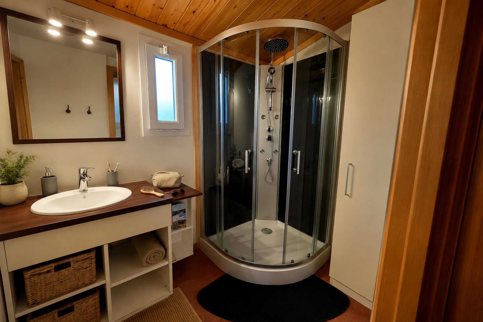 Hameaux des Marines 1-Bedroom Cottage - 2 people - Badkamer