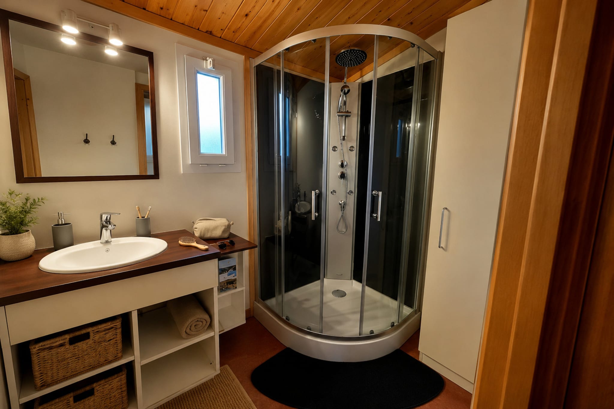 Hameaux des Marines 2-Bedroom Cottage - 4 people - Badkamer