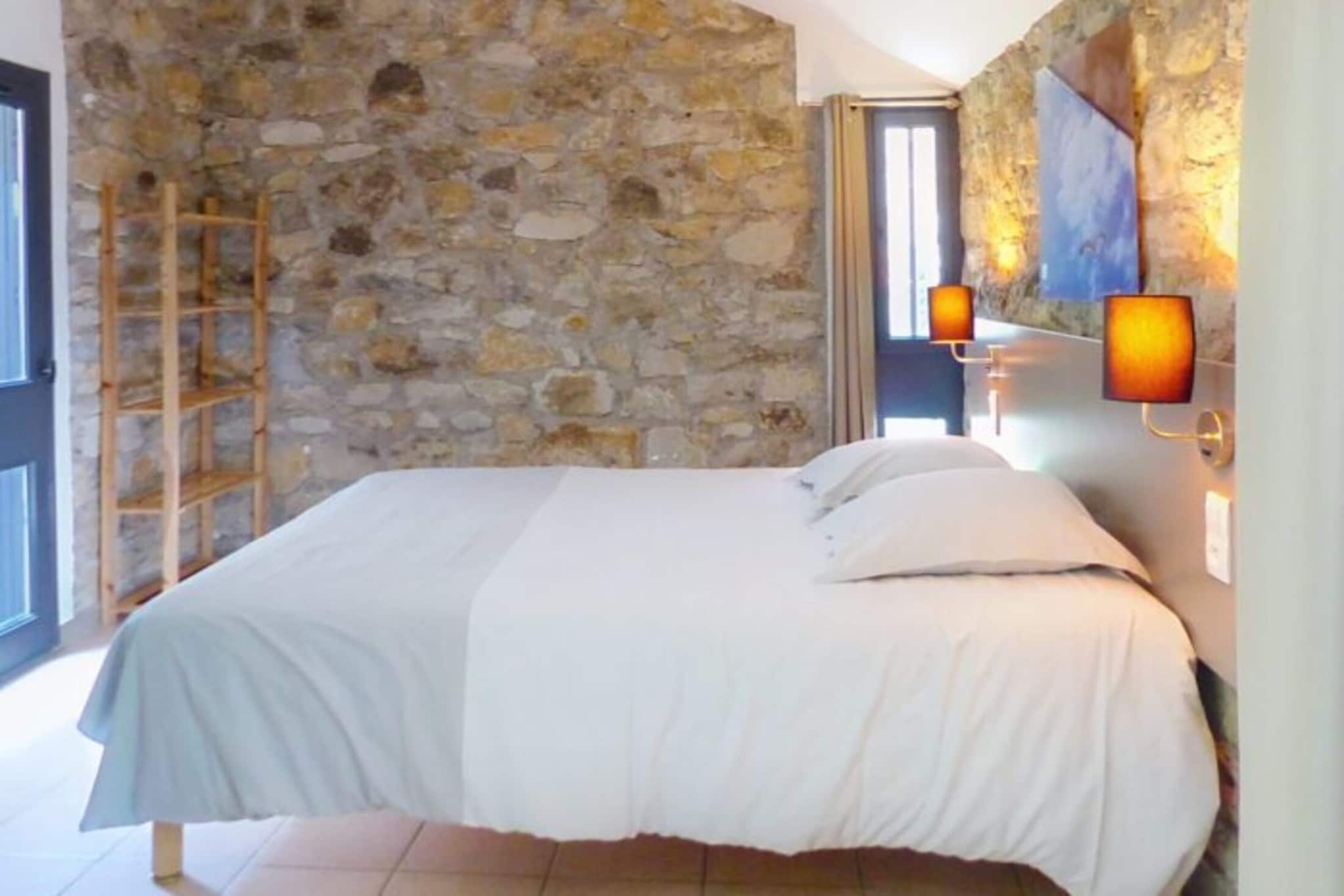 Domaine des Vans 1-Bedroom Cottage with Mezzanine - 2 people - Chambre